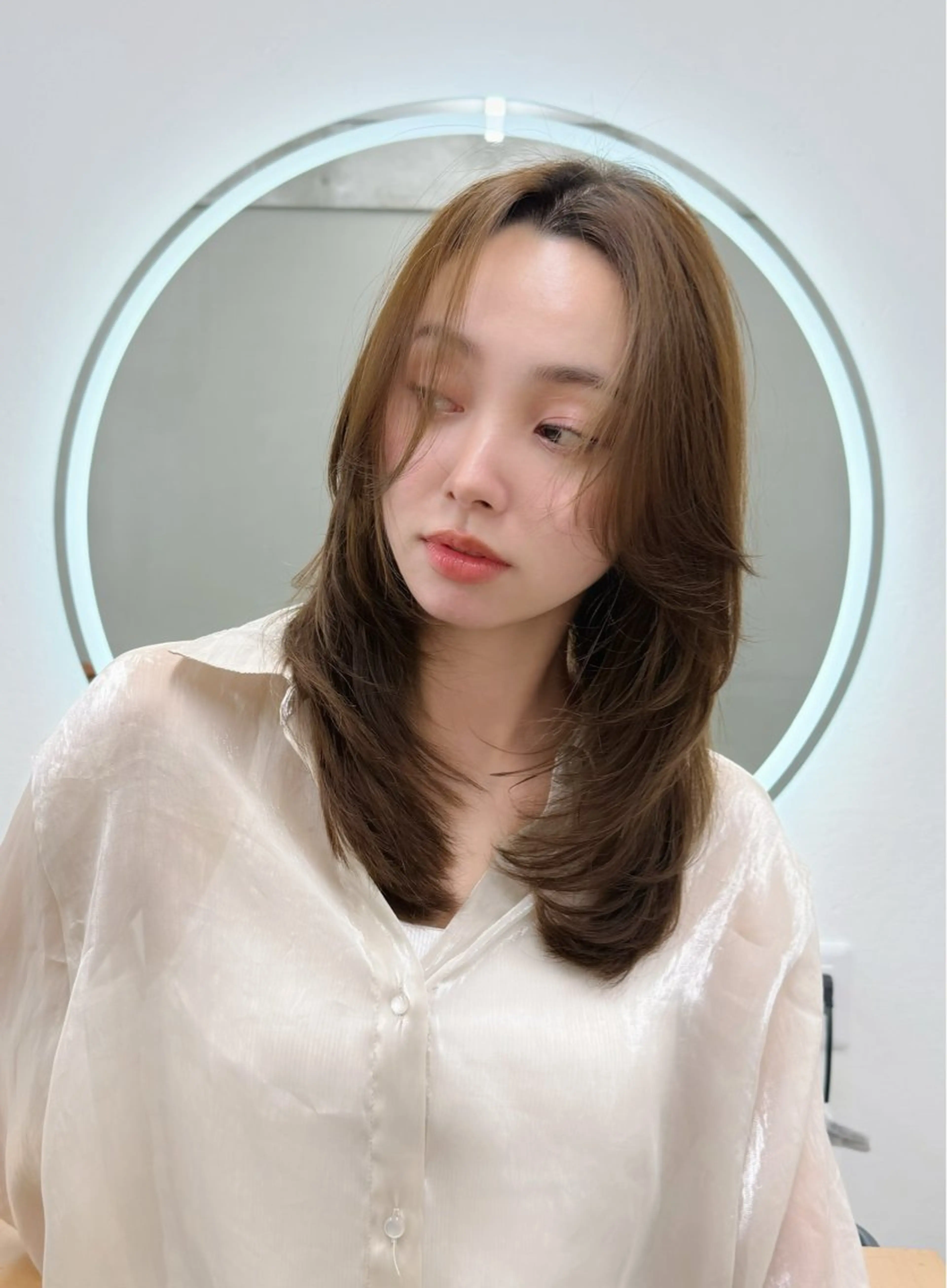 ミディアム レイヤーカット ❤️アヤカ レイヤーカット❤️のヘアスタイル