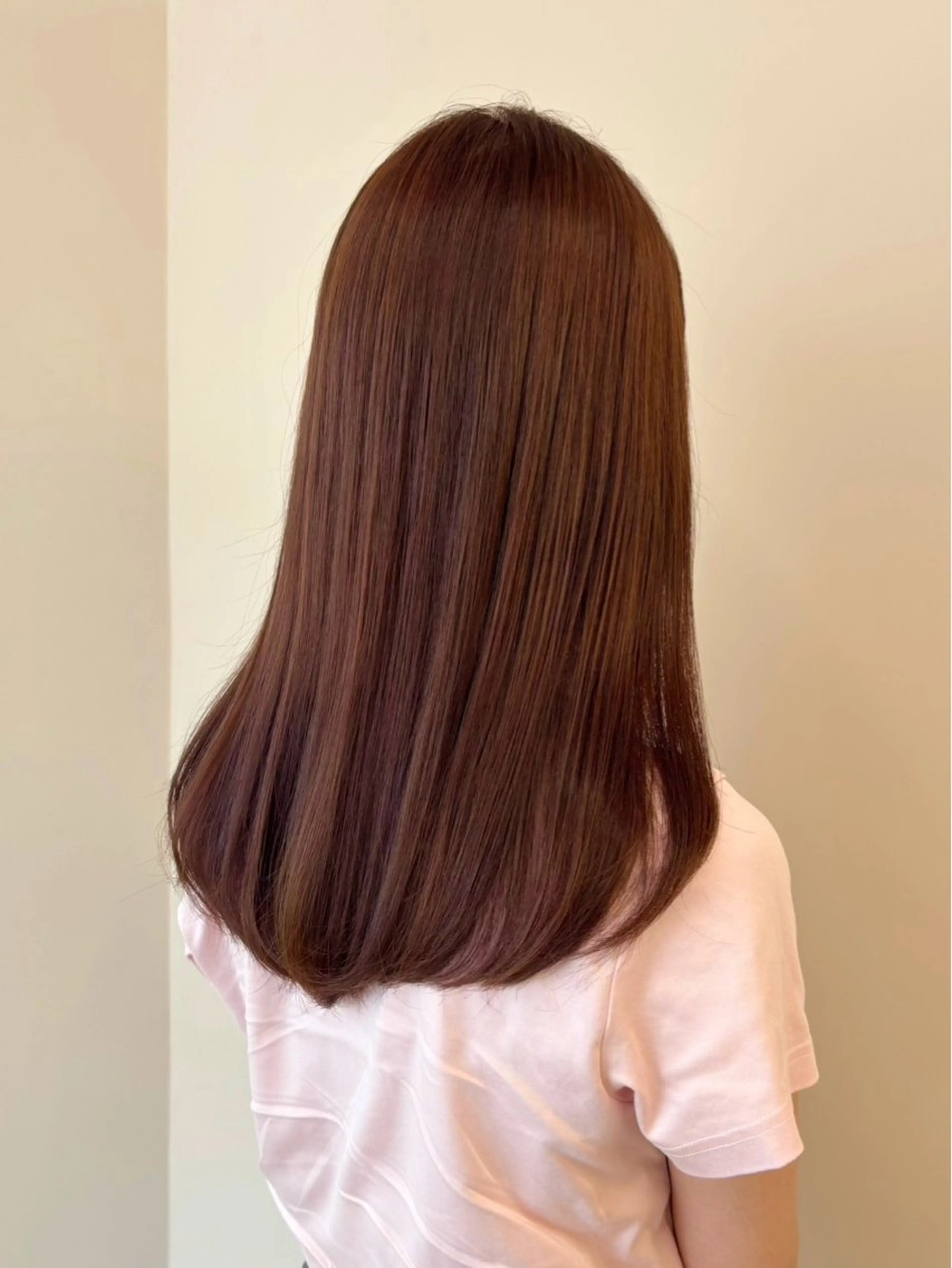 ロング カラー ブラウンカラー ヘアカラー 藤野 胡桃のヘアスタイル