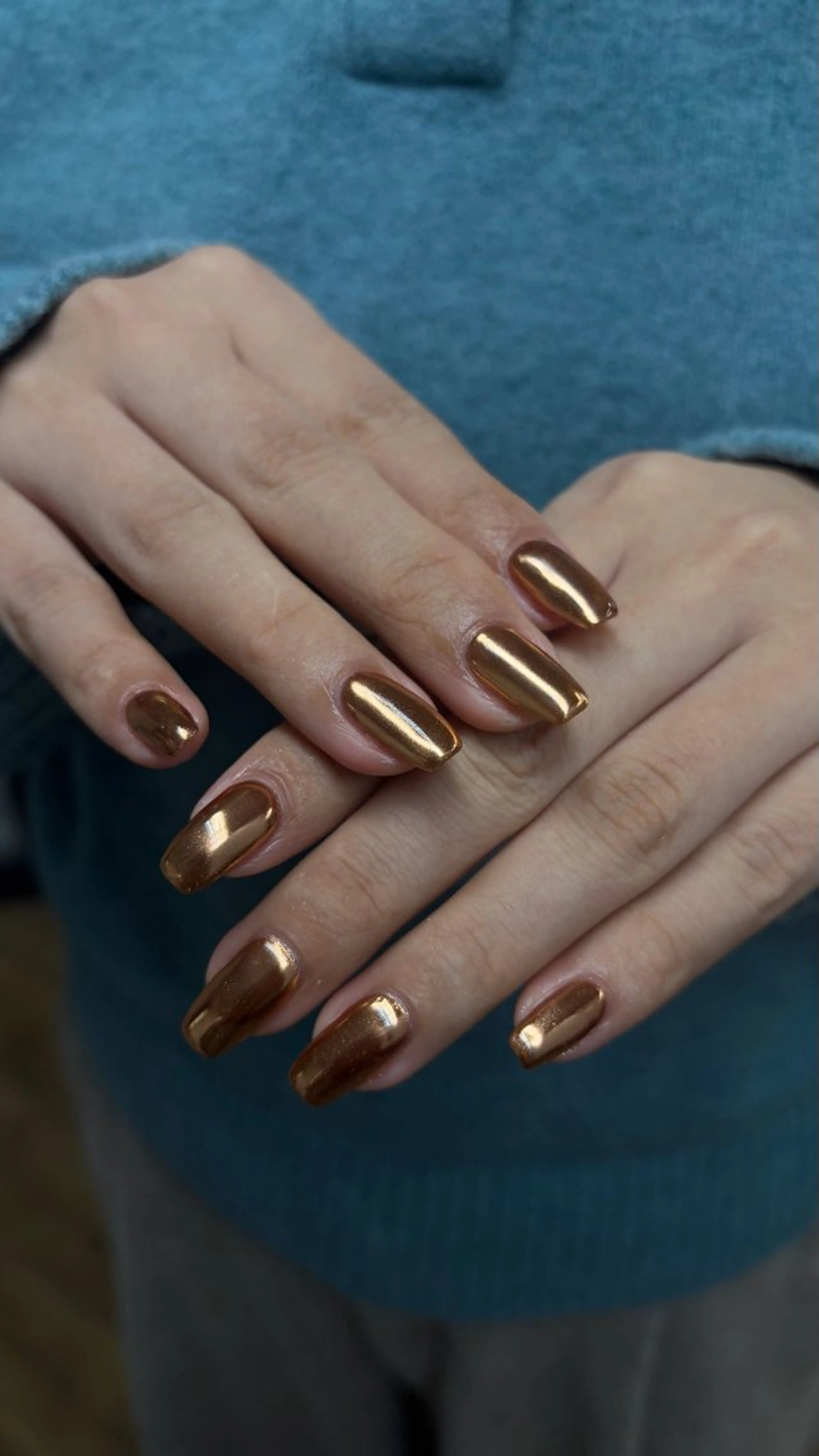 ネイル ミラーネイル シンプルネイル ハンドネイル Ann nailのネイルデザイン