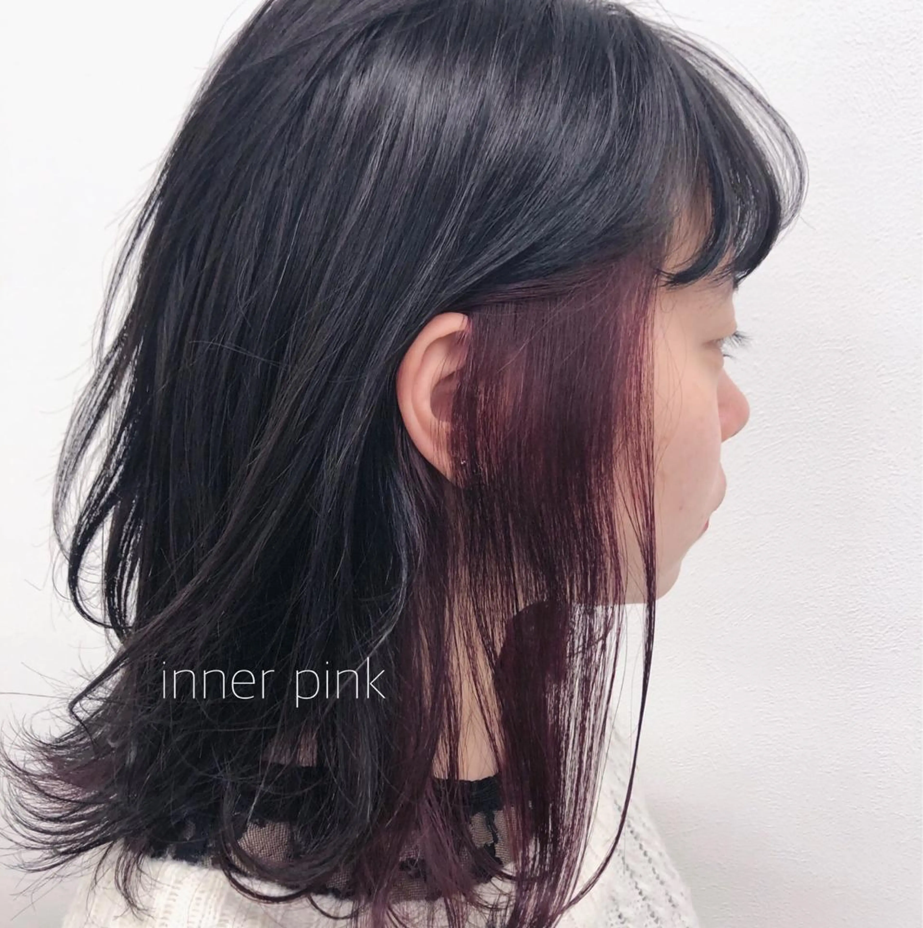 ミディアム カラー 柔らかbeige モトキのヘアスタイル