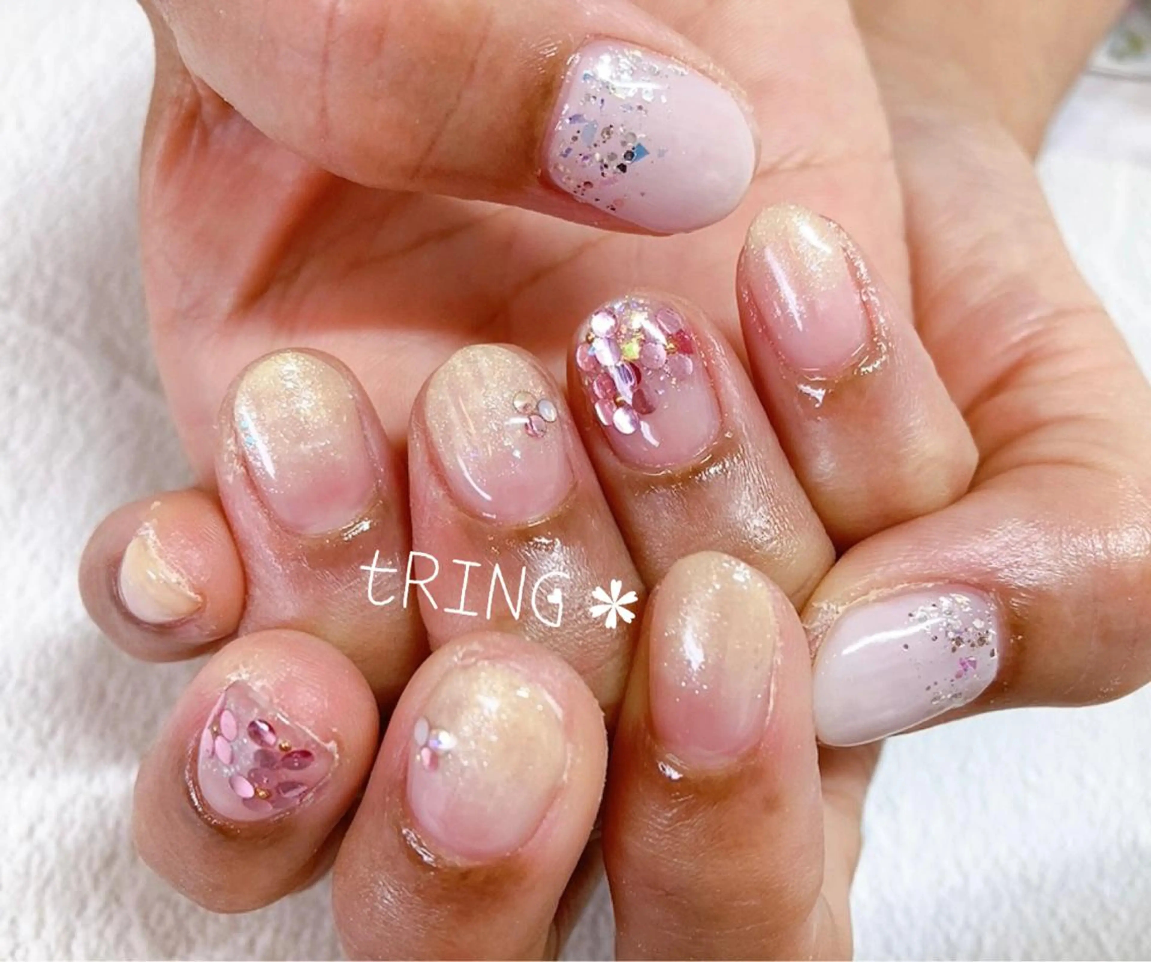 ネイル ハンドネイル tRING* しいの木台のネイルデザイン