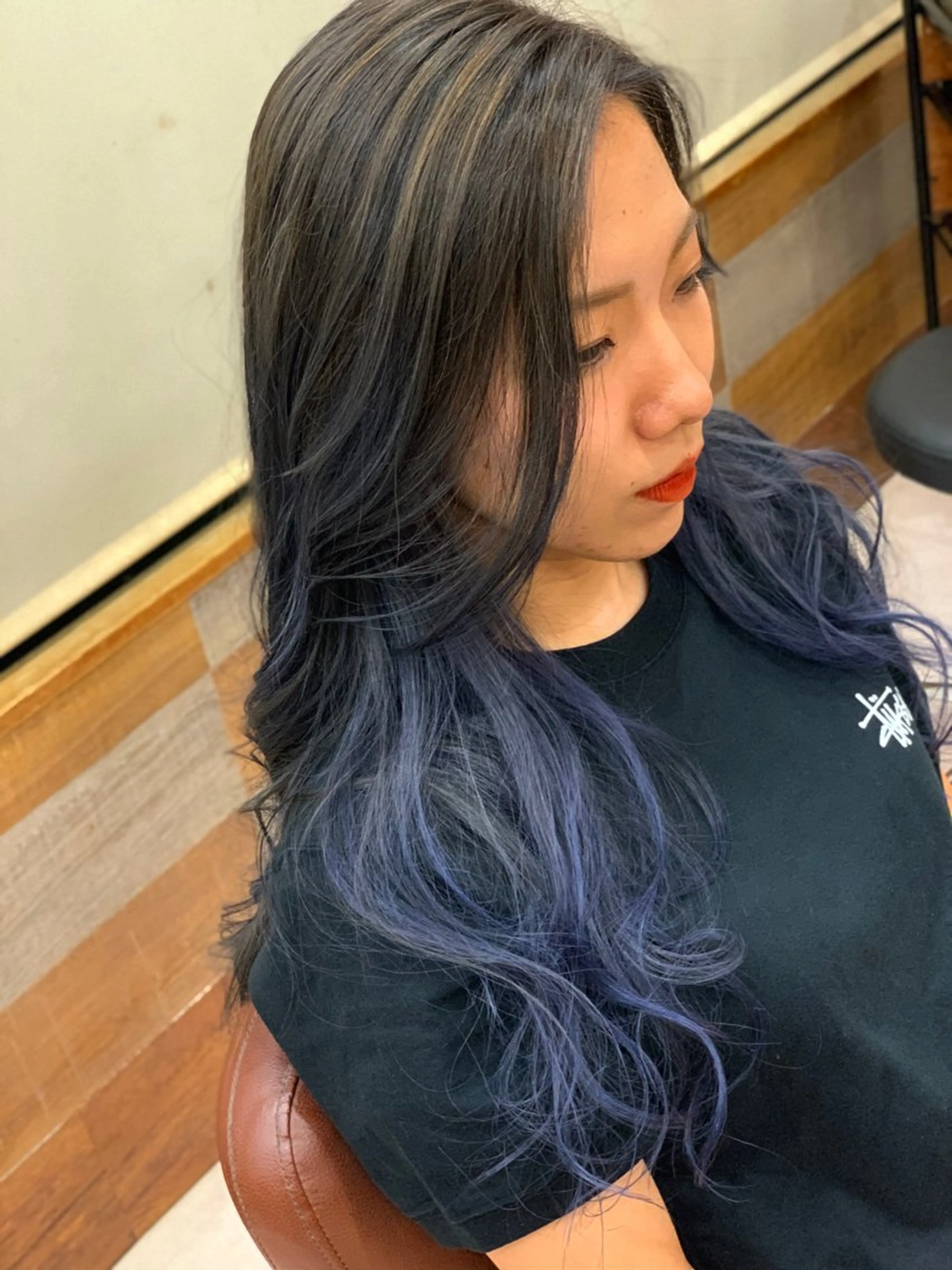 ロング カラー カット ヘアカラー LAUGH TALE所属・比嘉 秀弥のヘアスタイル