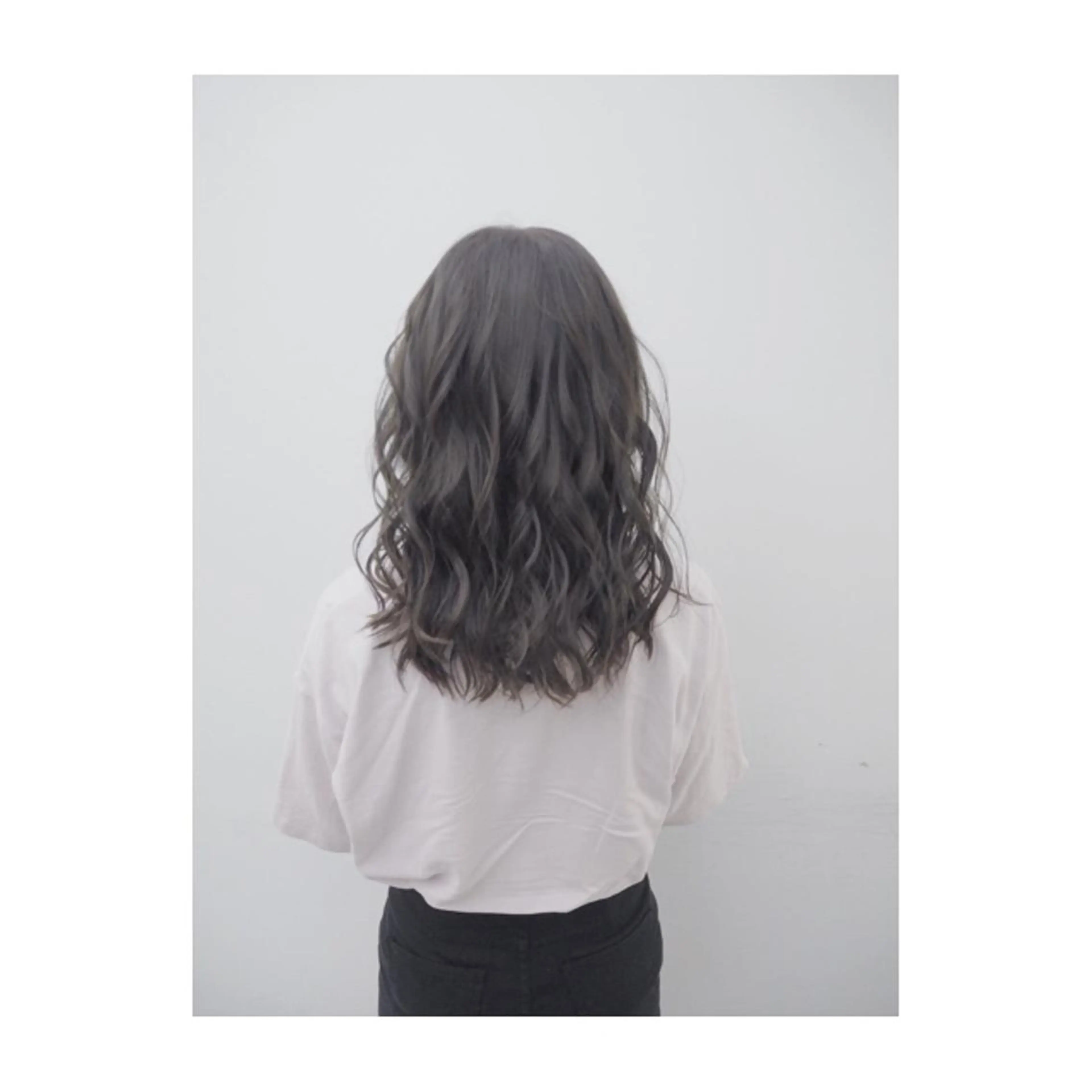 ロング カラー 永岡 鉄平のヘアスタイル