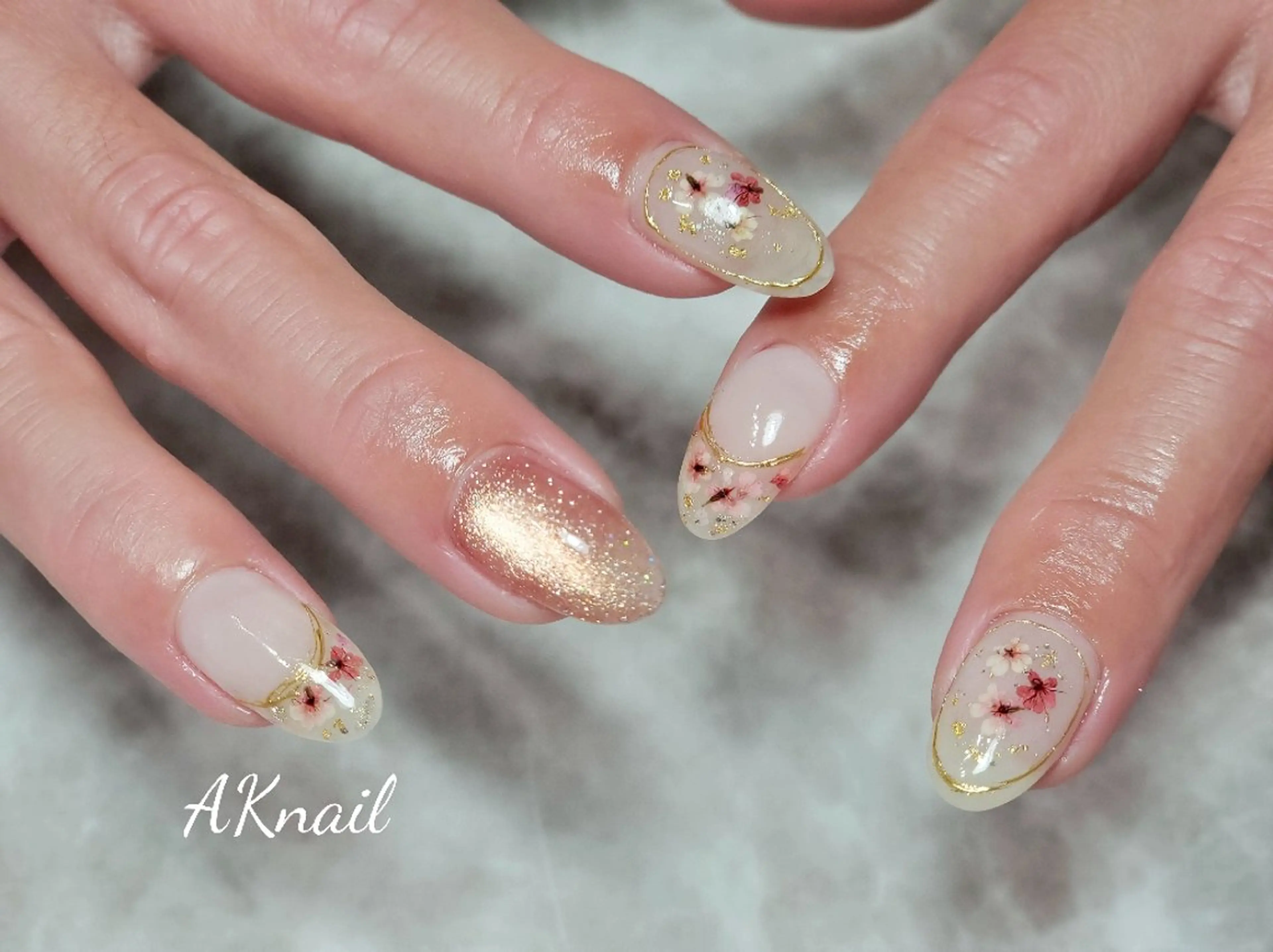 ネイル ネイル&巻き爪サロン 　AKnailのネイルデザイン