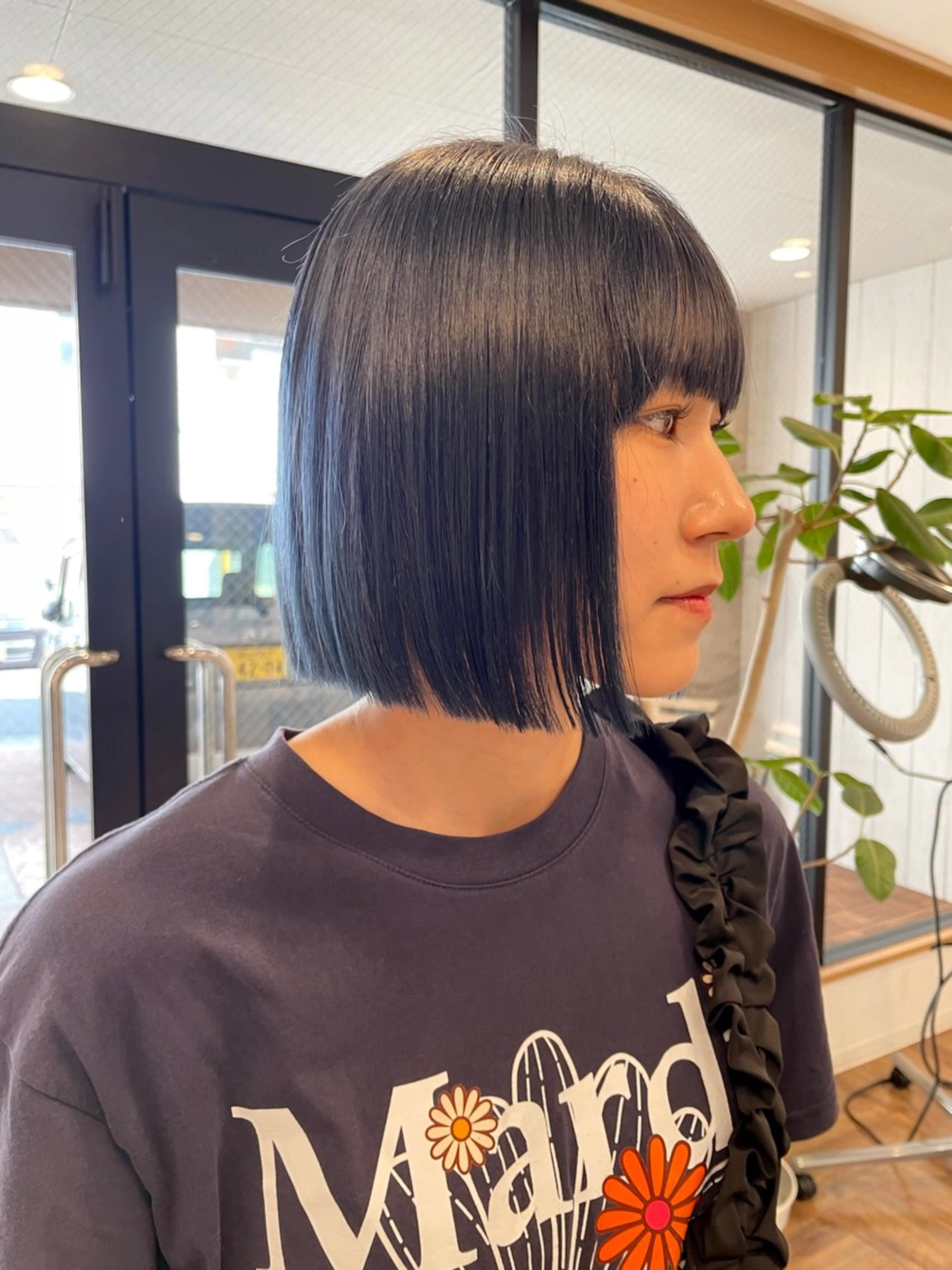 ショート 🌵ボブ/切りっぱな し/ショート藤長芽生のヘアスタイル