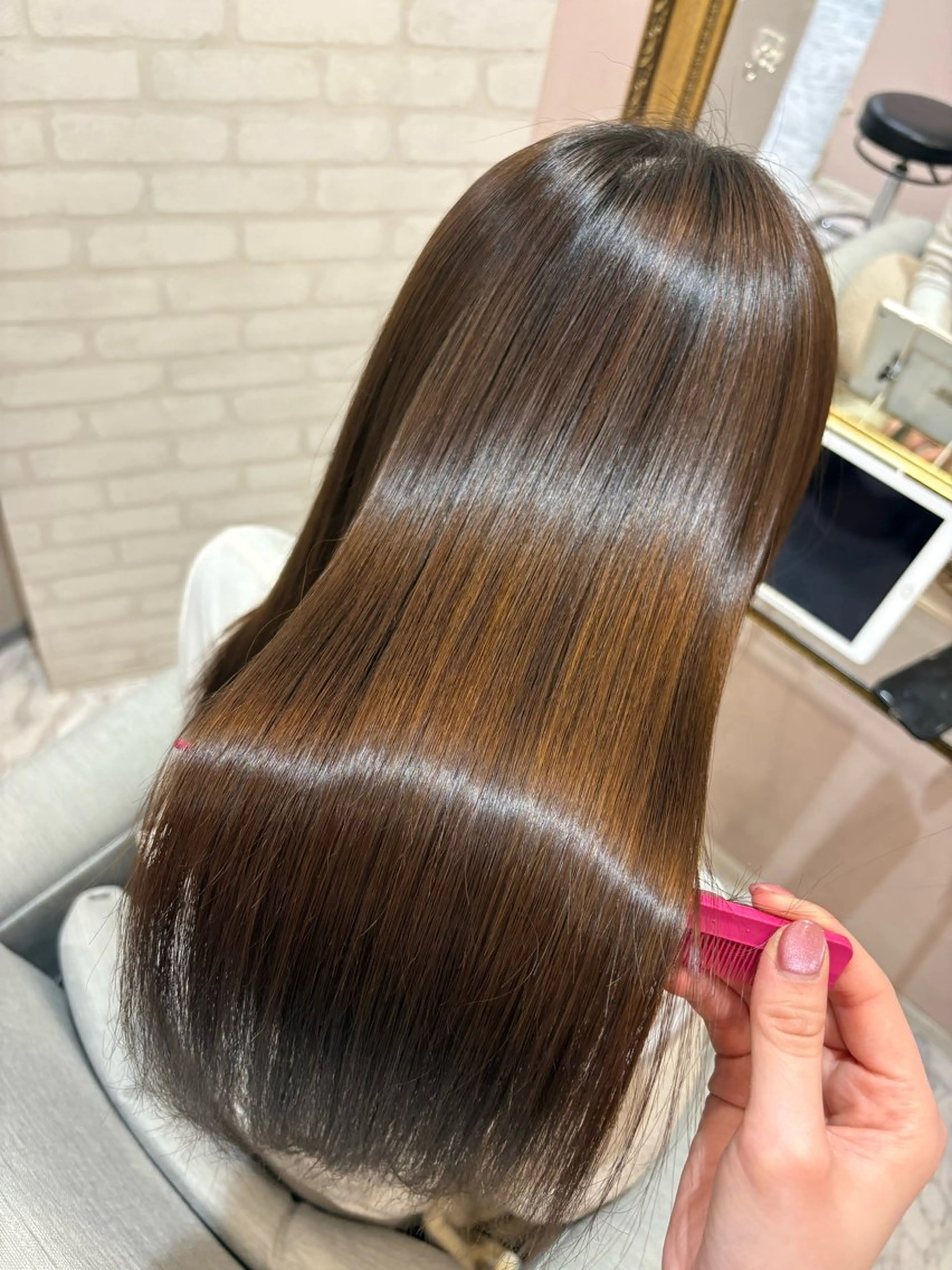 ロング 縮毛矯正 Natsuki /北千住/髪質改善のヘアスタイル