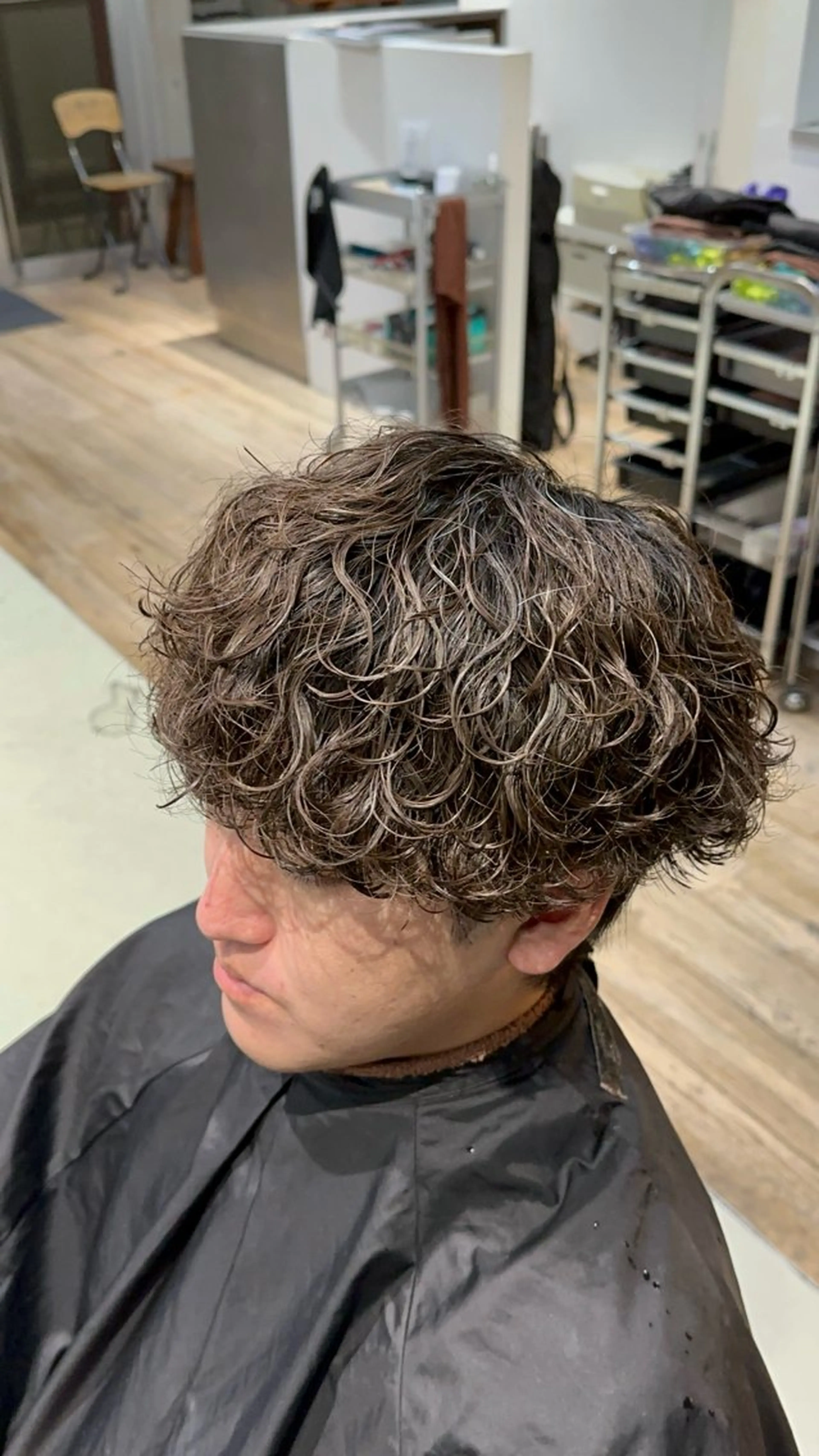 パーマ メンズ メンズパーマ カット パーマ fifth原宿 宮部蓮のヘアスタイル
