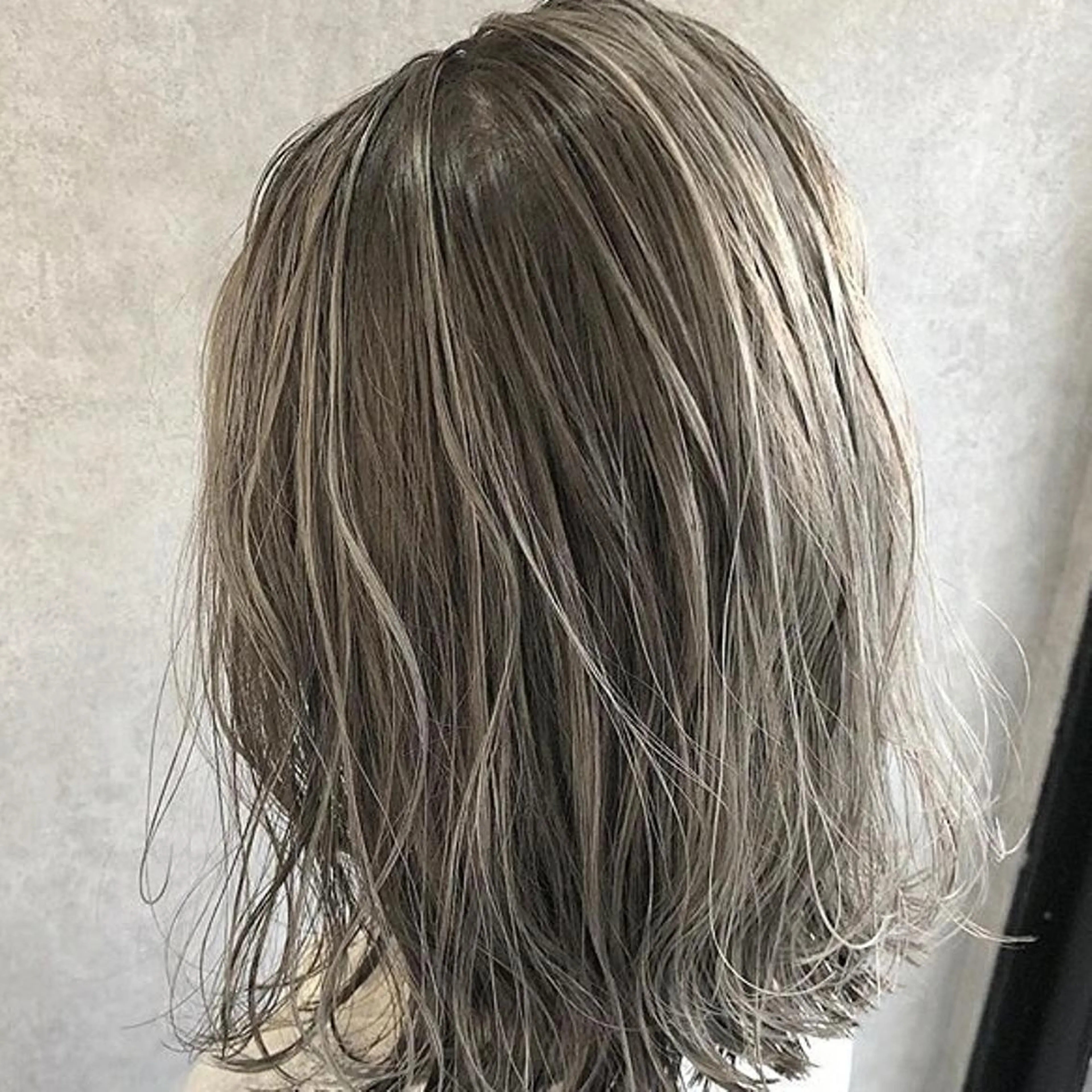 セミロング カラー パーマ オーダー  府中のヘアスタイル