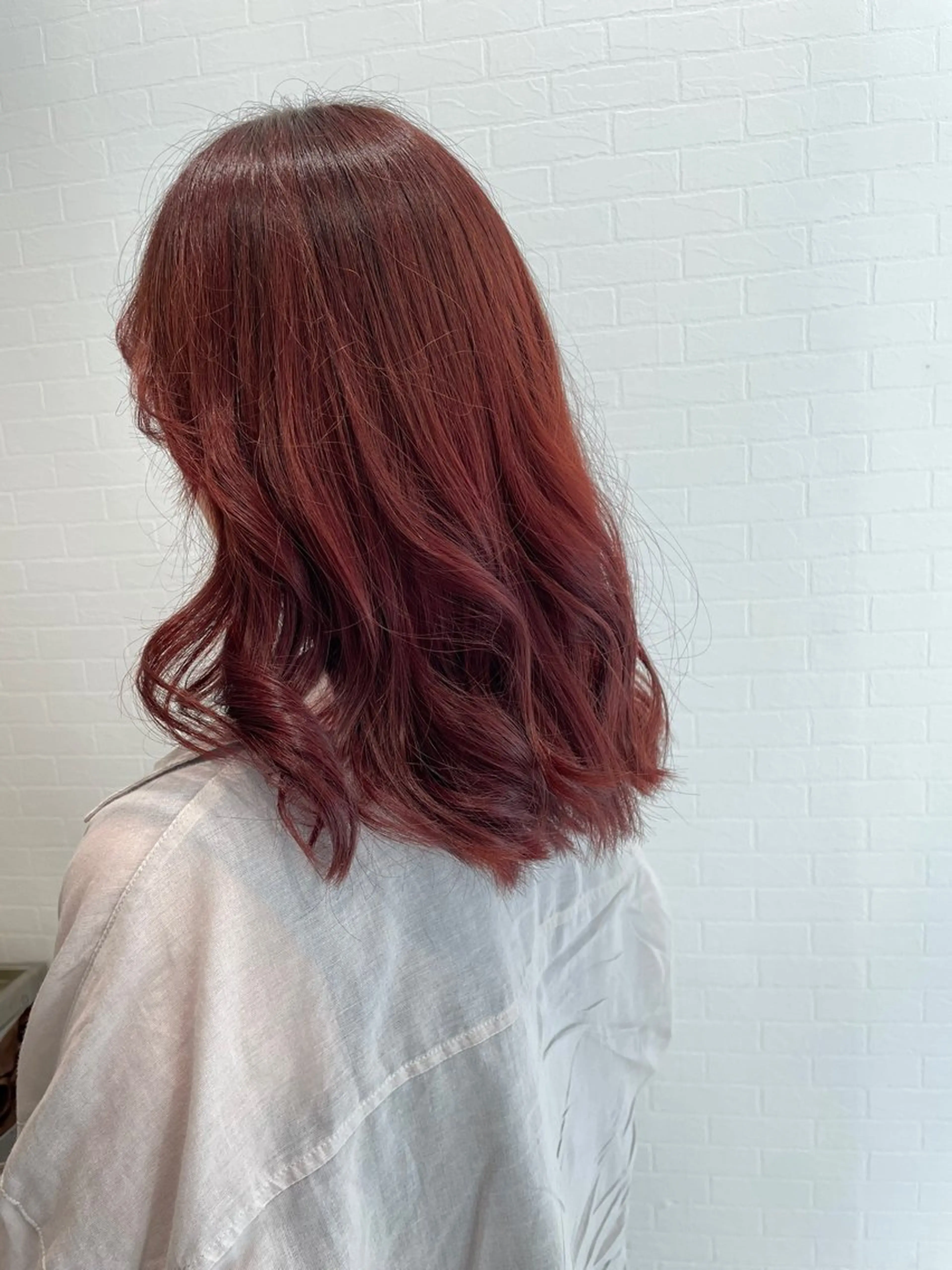 カラー ブリーチ ブリーチなしカラー 渡辺 広輝のヘアスタイル