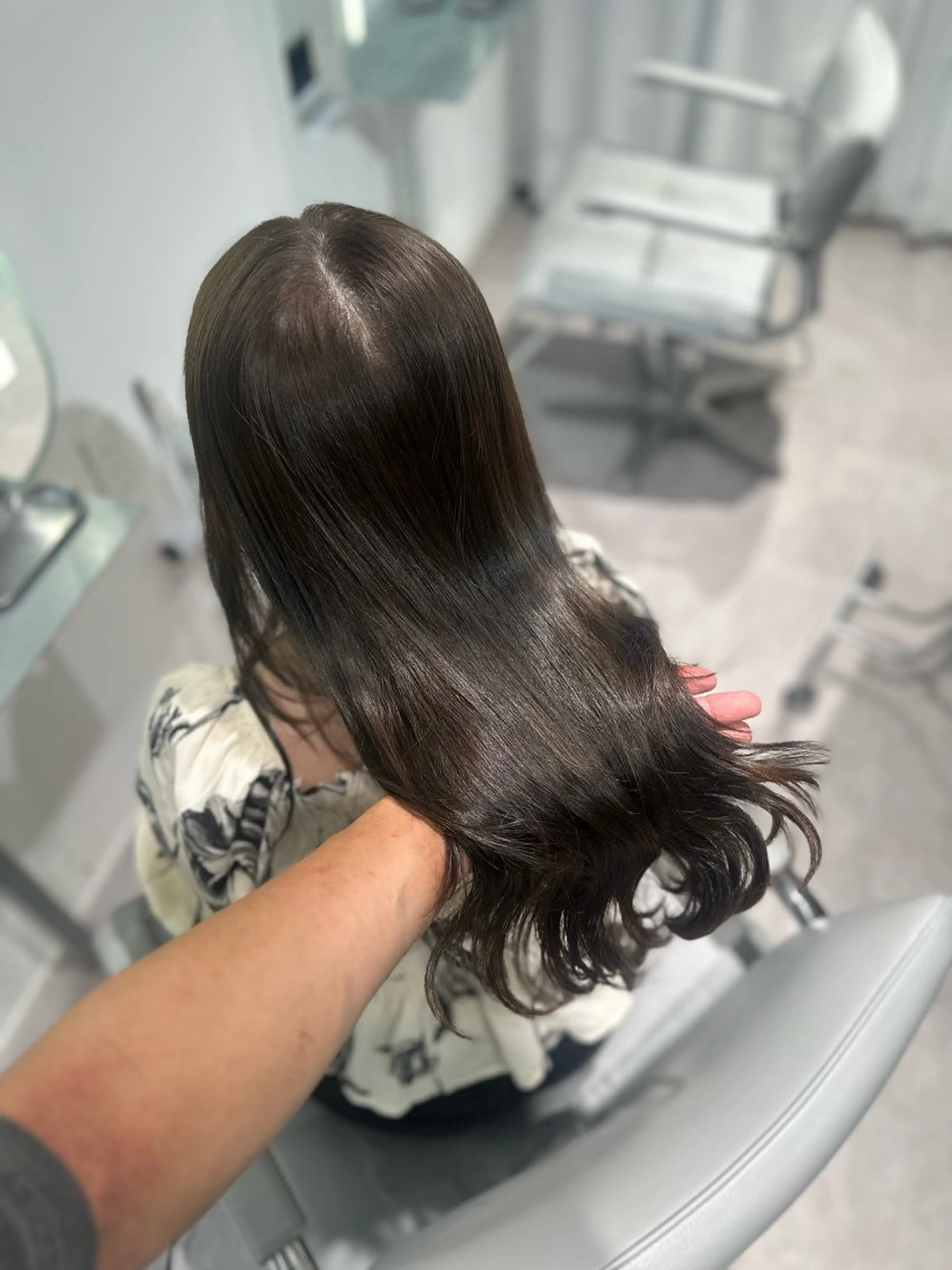 カラー カット パーマ unique 松原吹季のヘアスタイル