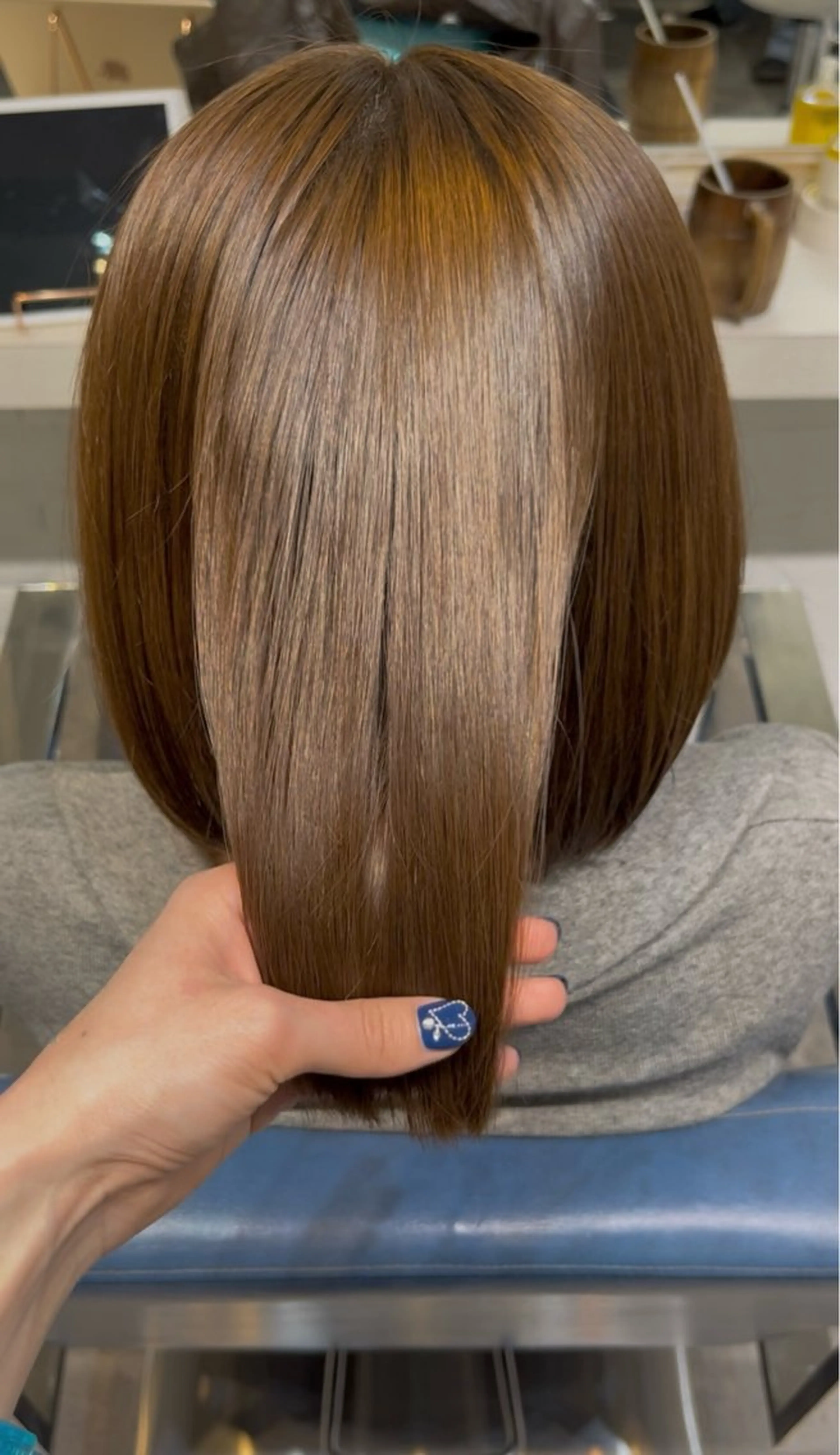 ショート 縮毛矯正 ヘッドスパ 🩵aiko / モデル募集中️🩵のヘアスタイル