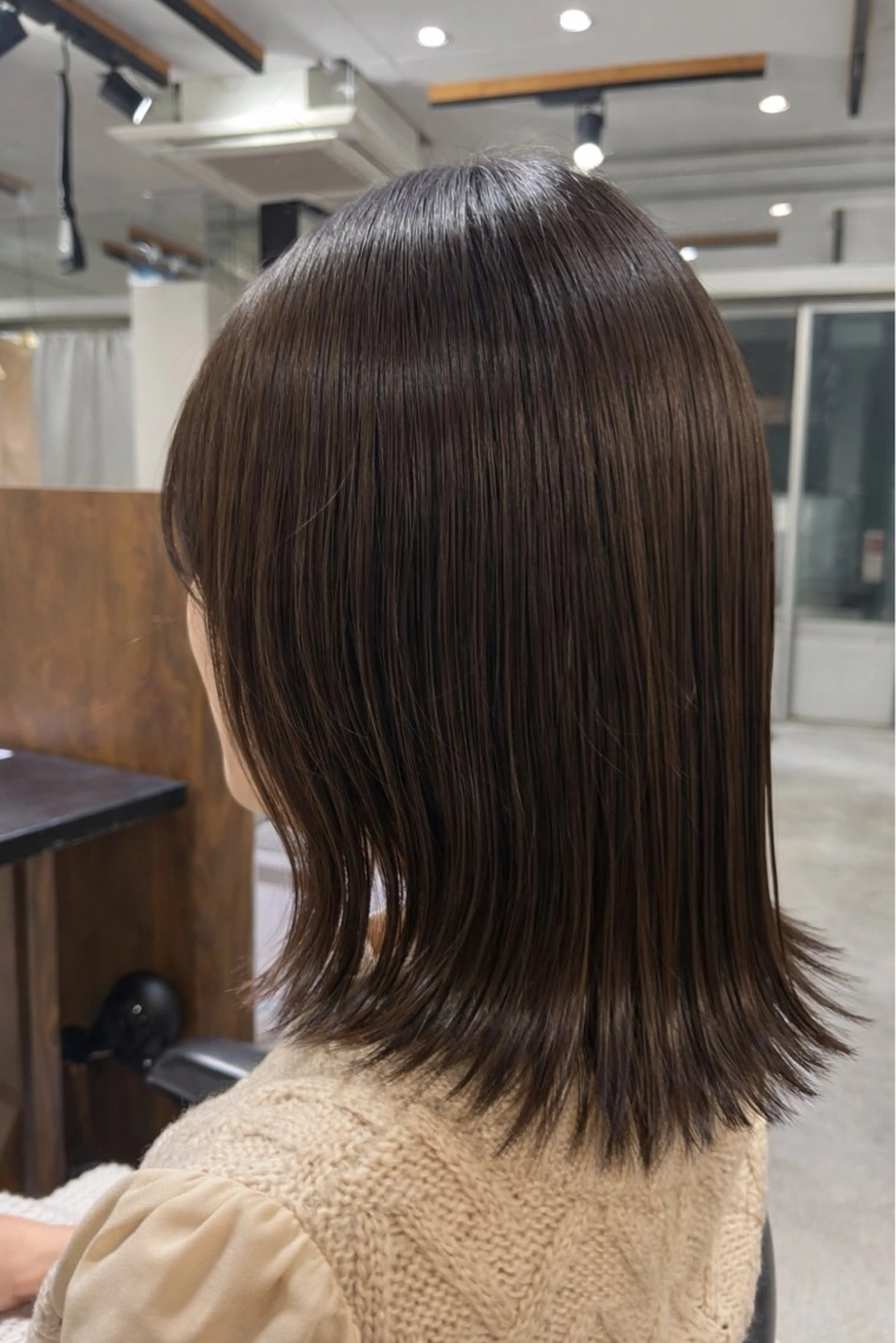 ミディアム ミディアム／ ヒグレアキコのヘアスタイル