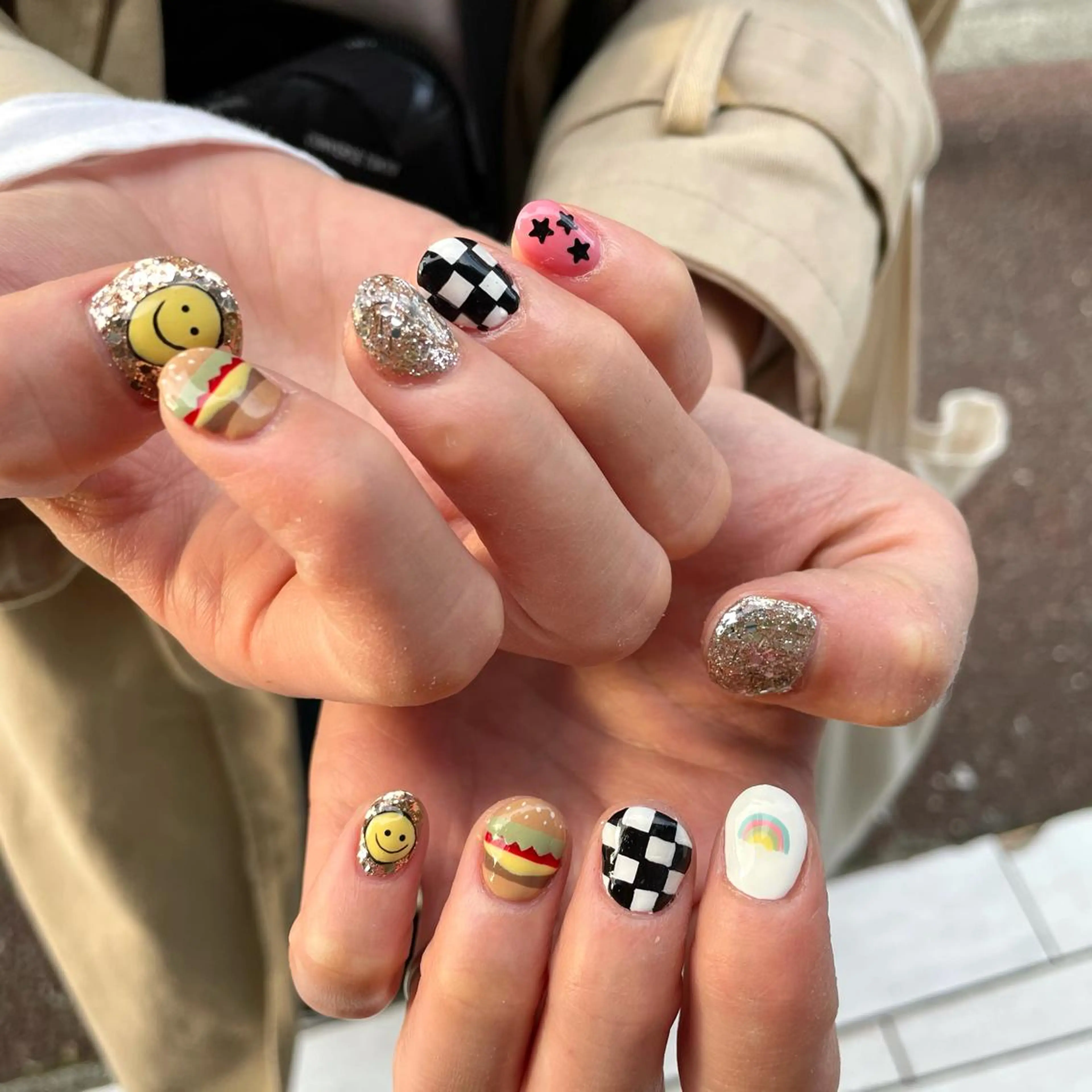 ネイル ハンドネイル 新井 ひなののネイルデザイン