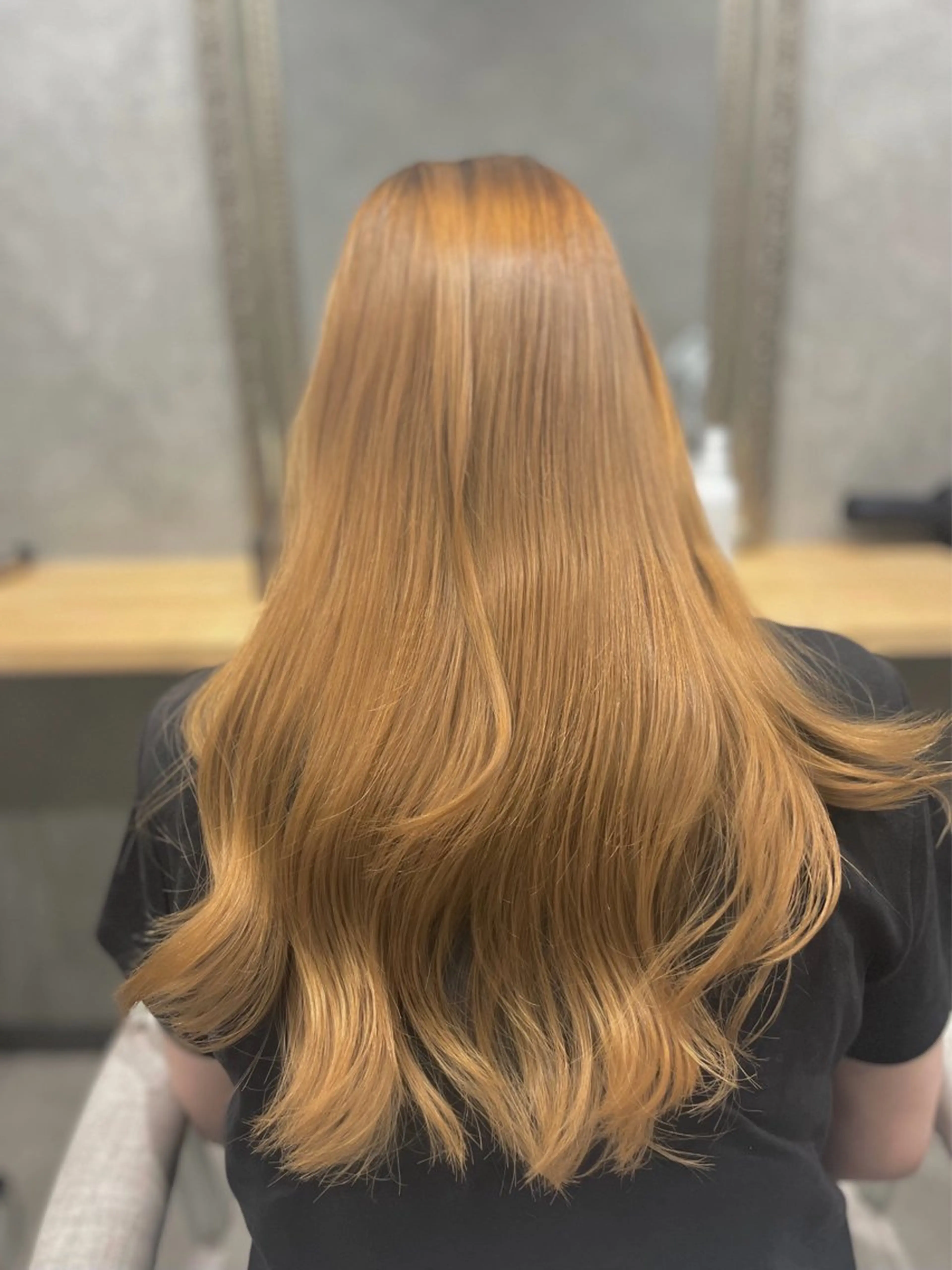 ロング カラー ブリーチ ブラウンカラー ブリーチなしカラー ヘアカラー 透明感カラー/ ブリーチ無し/RYOのヘアスタイル