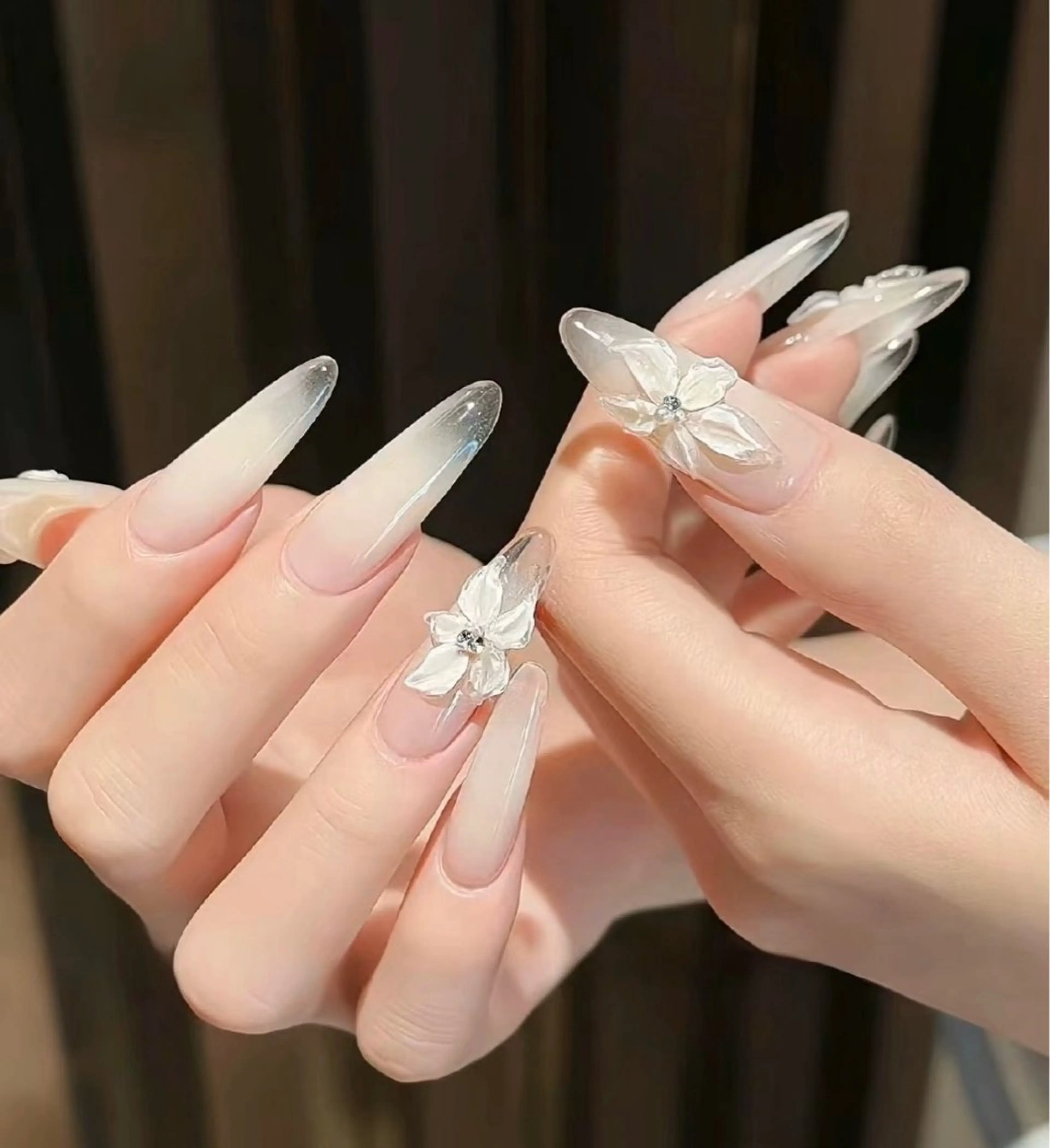 ネイル Horie 雪のネイルデザイン