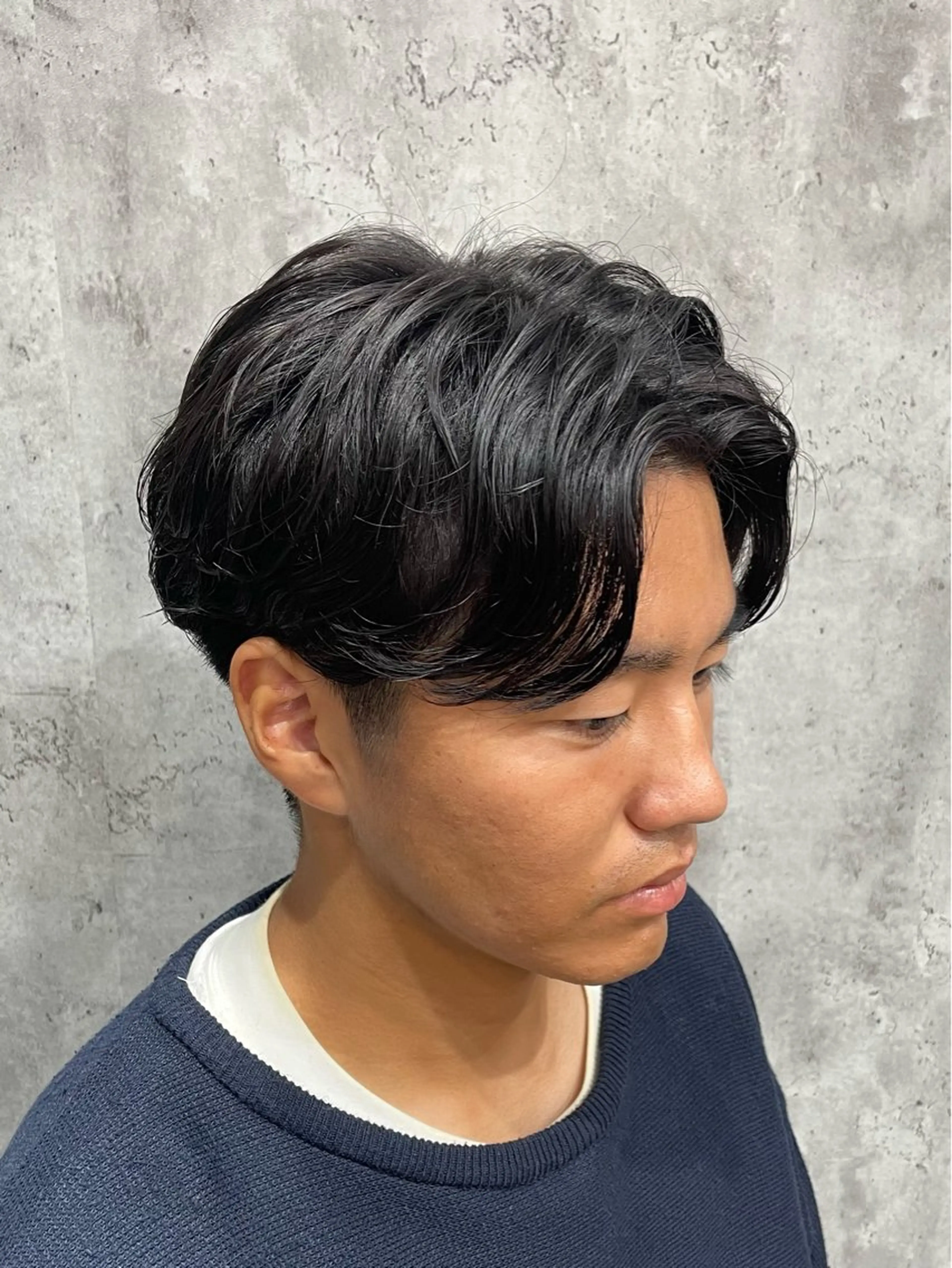 ショート パーマ メンズ カット パーマ シャドウパーマ/縦落 ちパーマ 大久保拓実のヘアスタイル