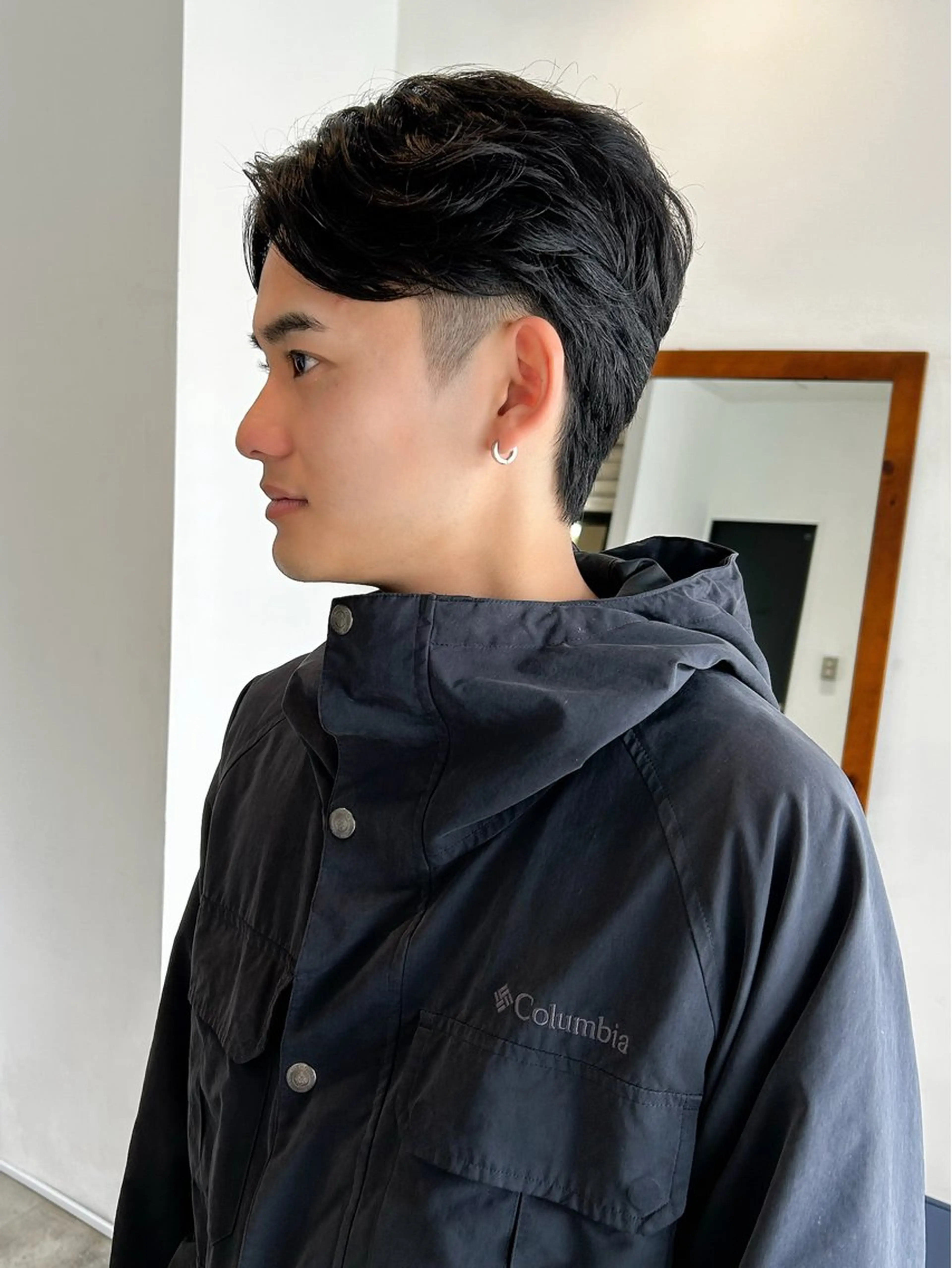 メンズ カット パーマ 浅野 敬亮のヘアスタイル