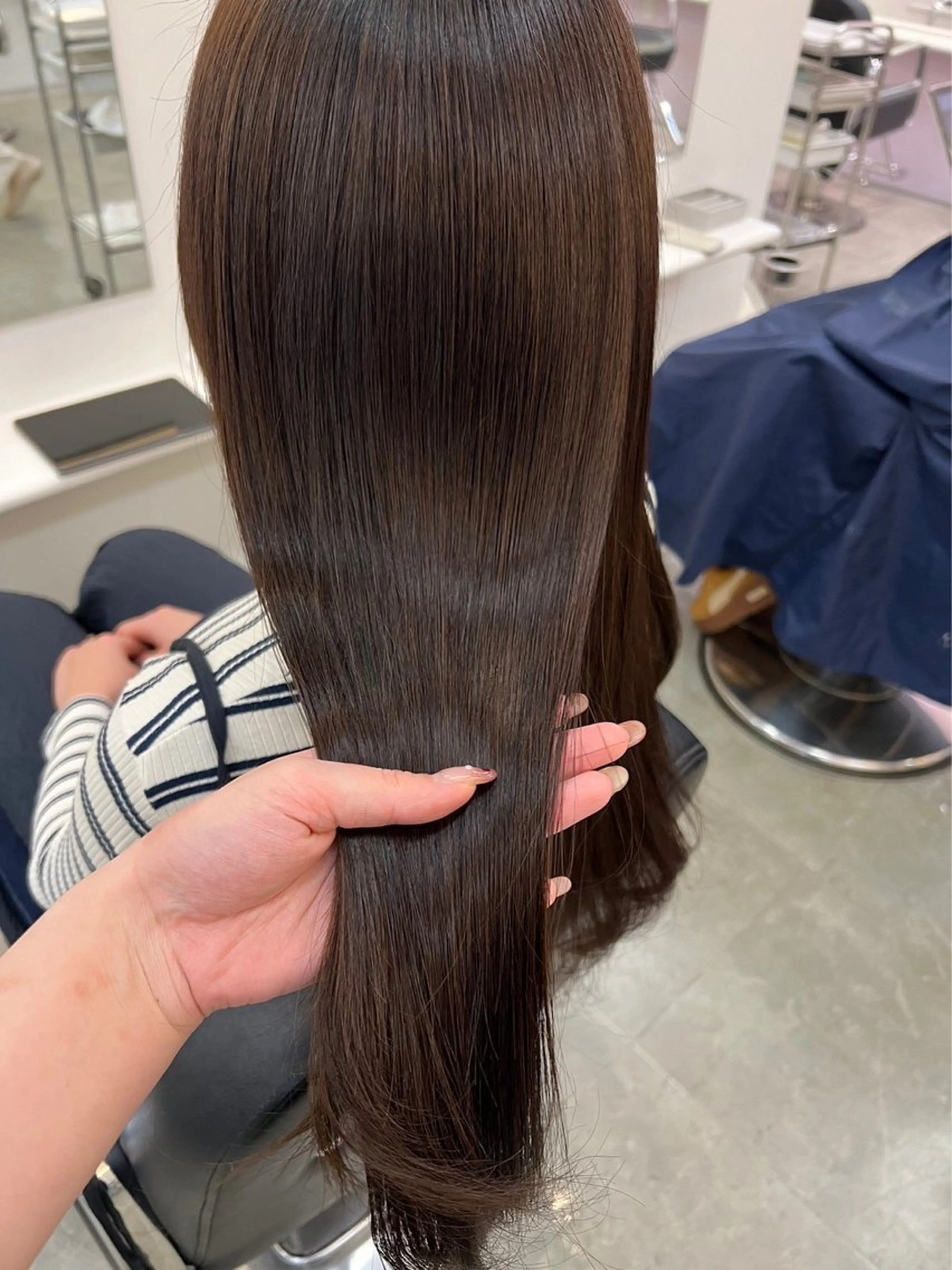 ロング カラー トリートメント トリートメント ParveMix￤ 大賀さつき🍨🤍のヘアスタイル