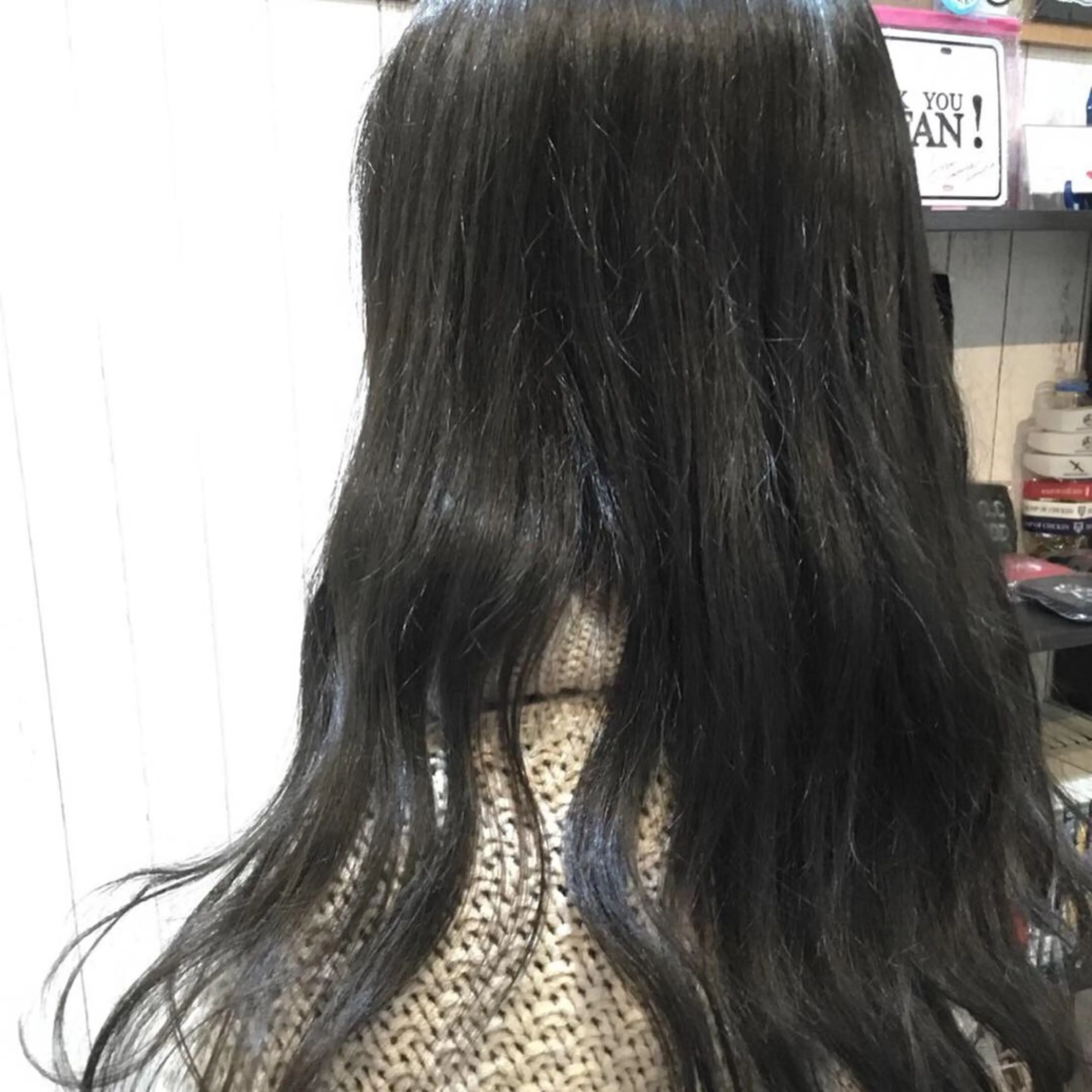 ロング カラー 金崎 新吾のヘアスタイル