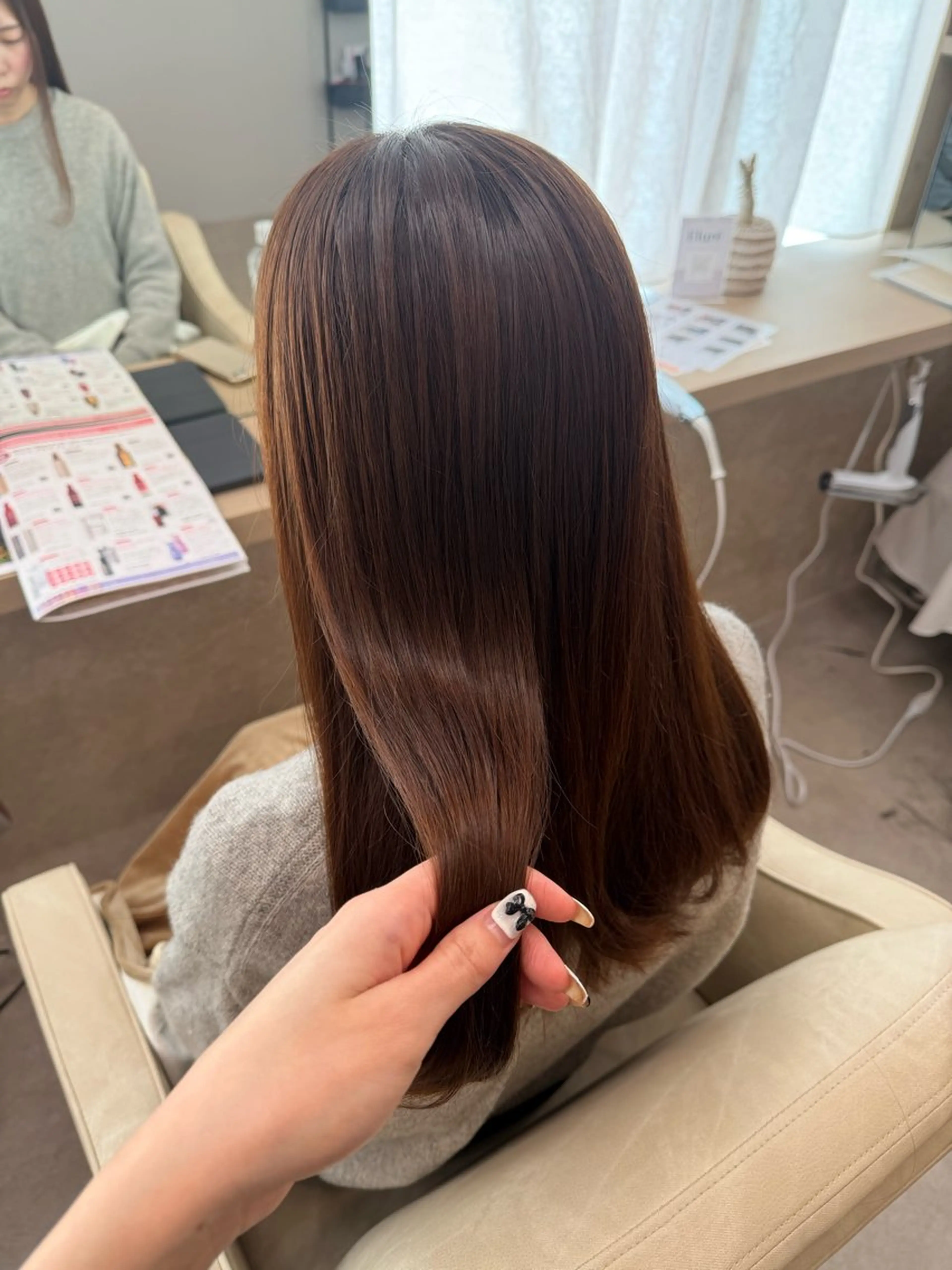 ロング 兼古 望羽のヘアスタイル