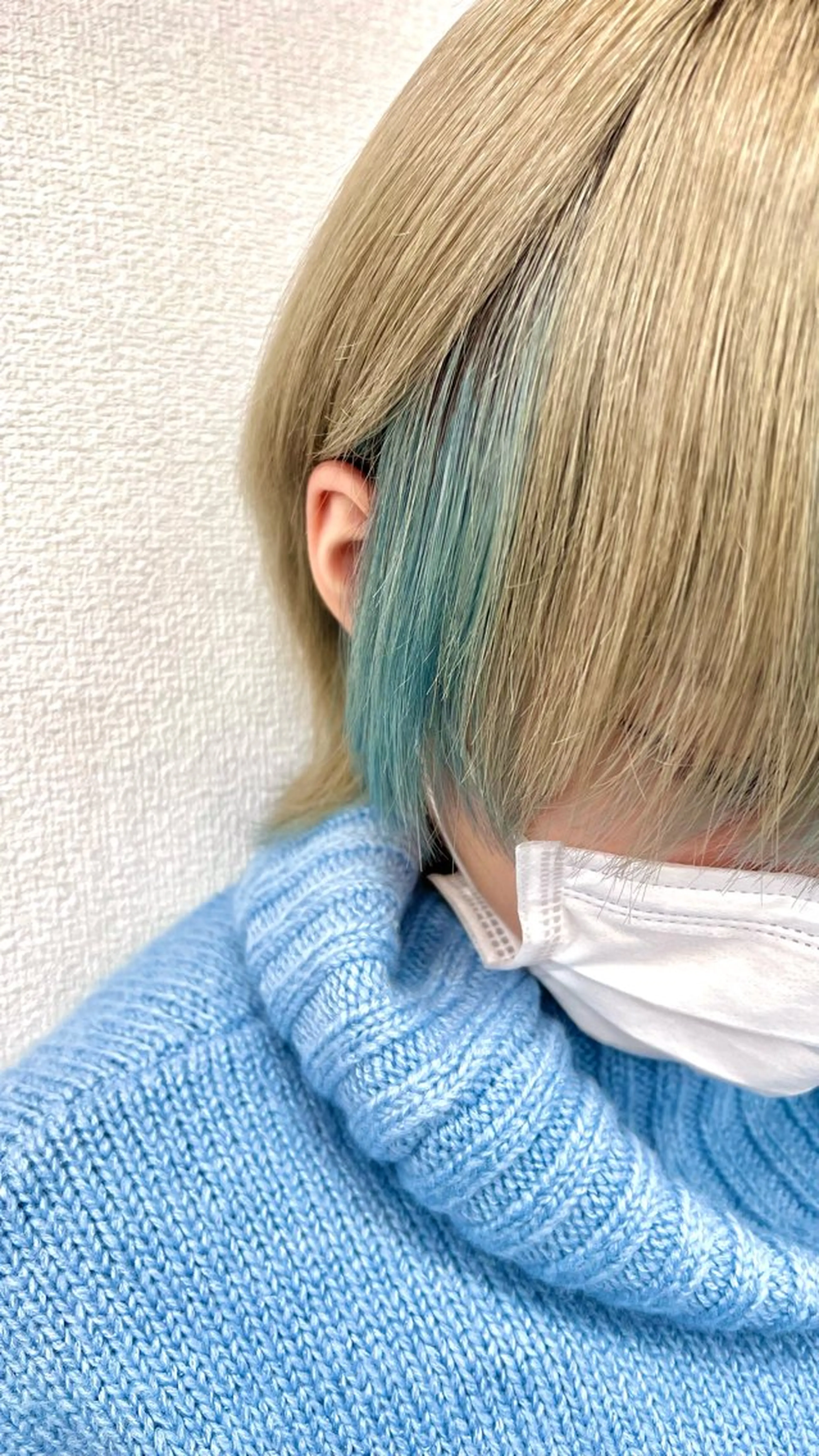 ミディアム カラー ブルーカラー Yuka/Aujua ソムリエ/髪質改善のヘアスタイル