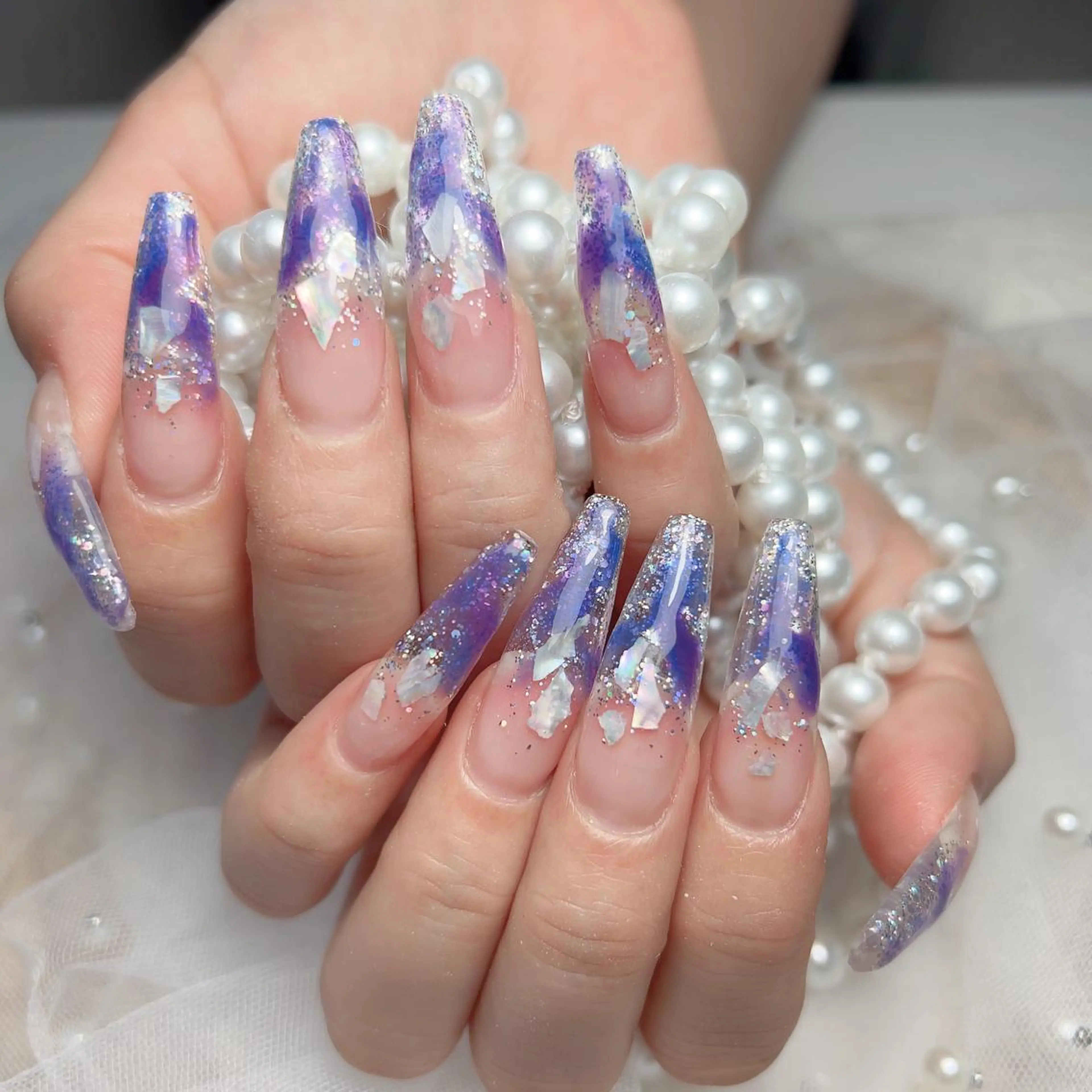 ネイル M🌷nail 長さだし専門店のネイルデザイン