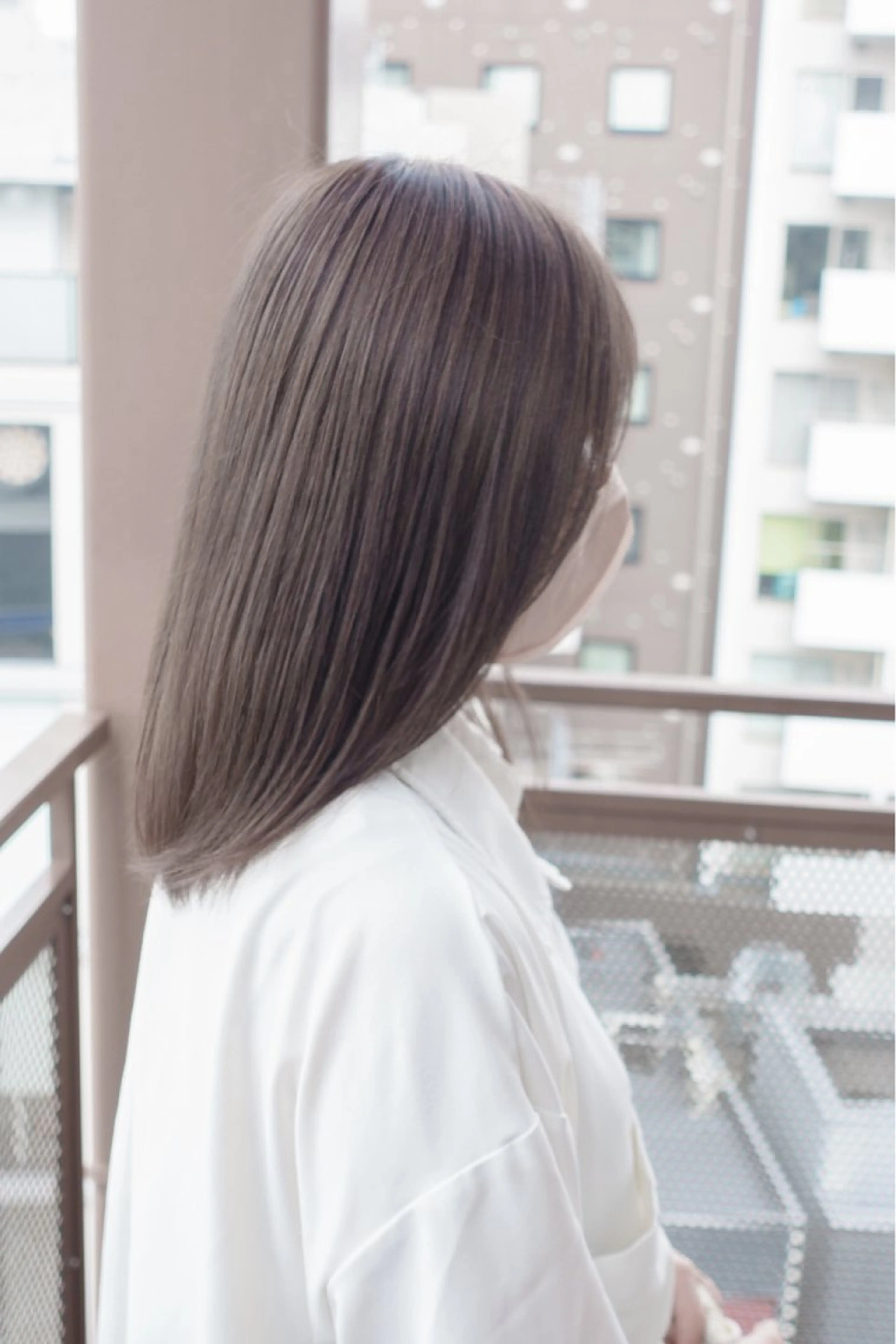 ミディアム ショート/ボブ ハイトーン❤️原航平のヘアスタイル