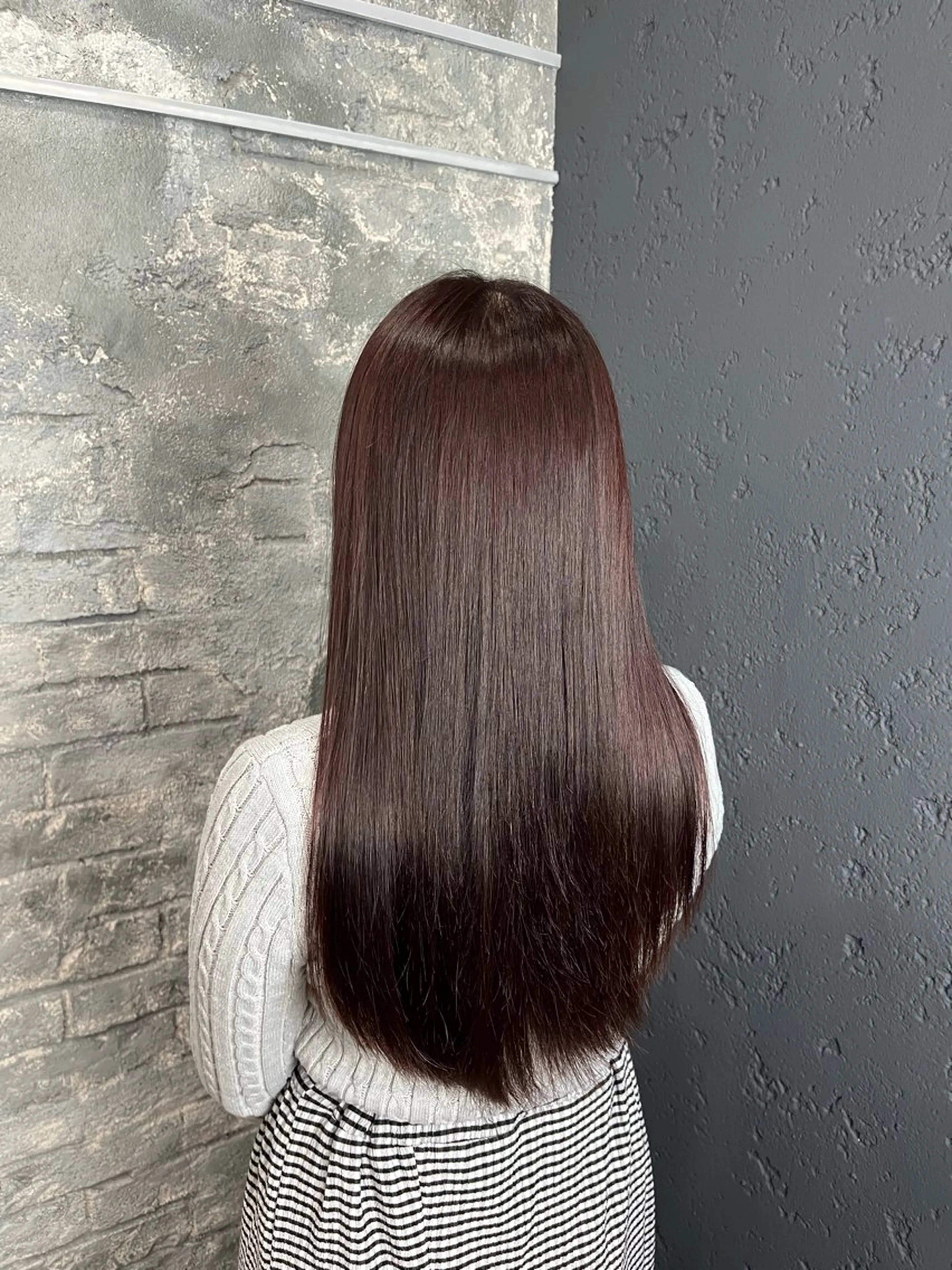 レディースロングカット＋カラー(ワンカラーのみ) 20:00​〜​🌟錦糸町駅徒歩3分 ⚠️詳細情報をご確認お願いいたしますの写真