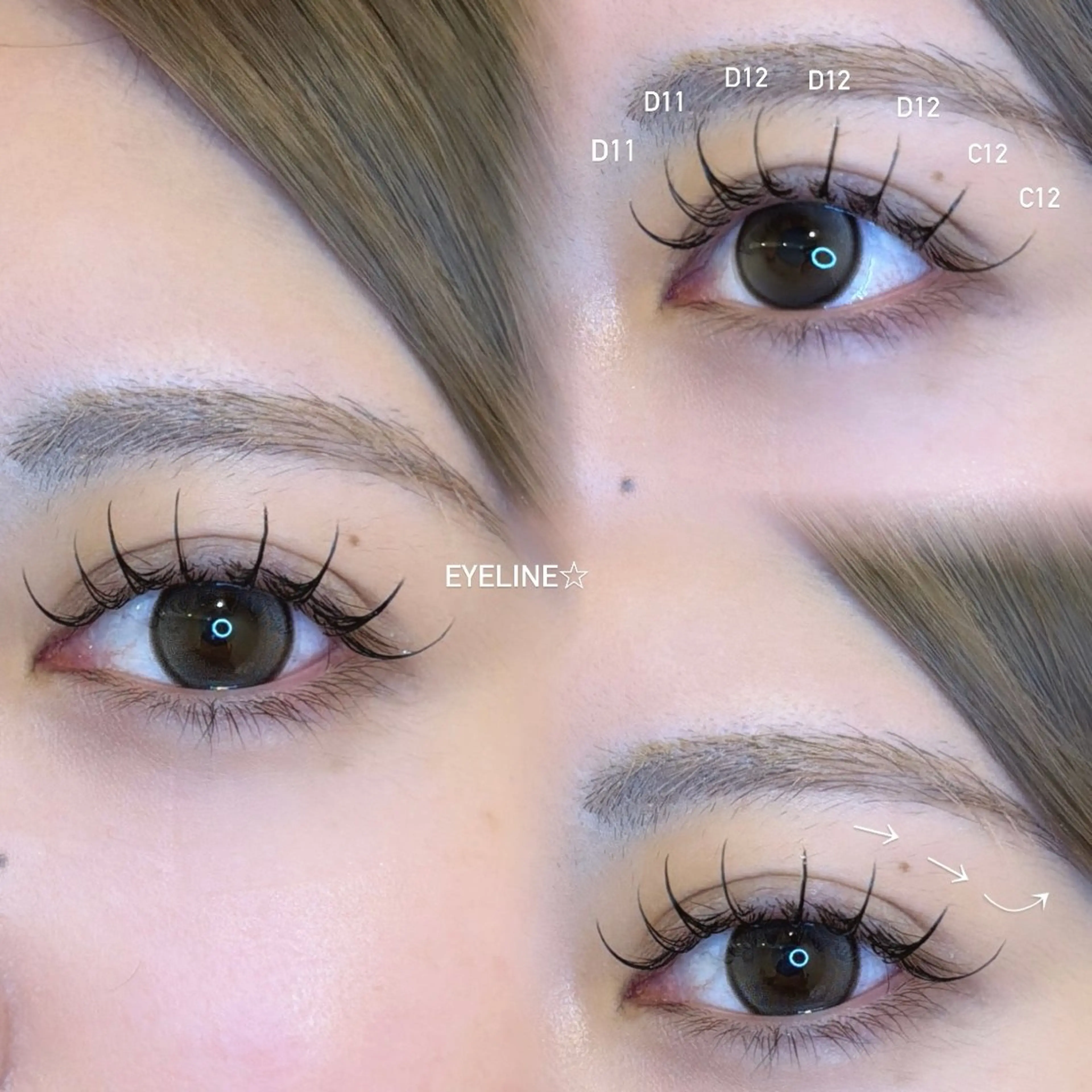 【セーブルor フラットラッシュ120本】★オフ無料★の写真