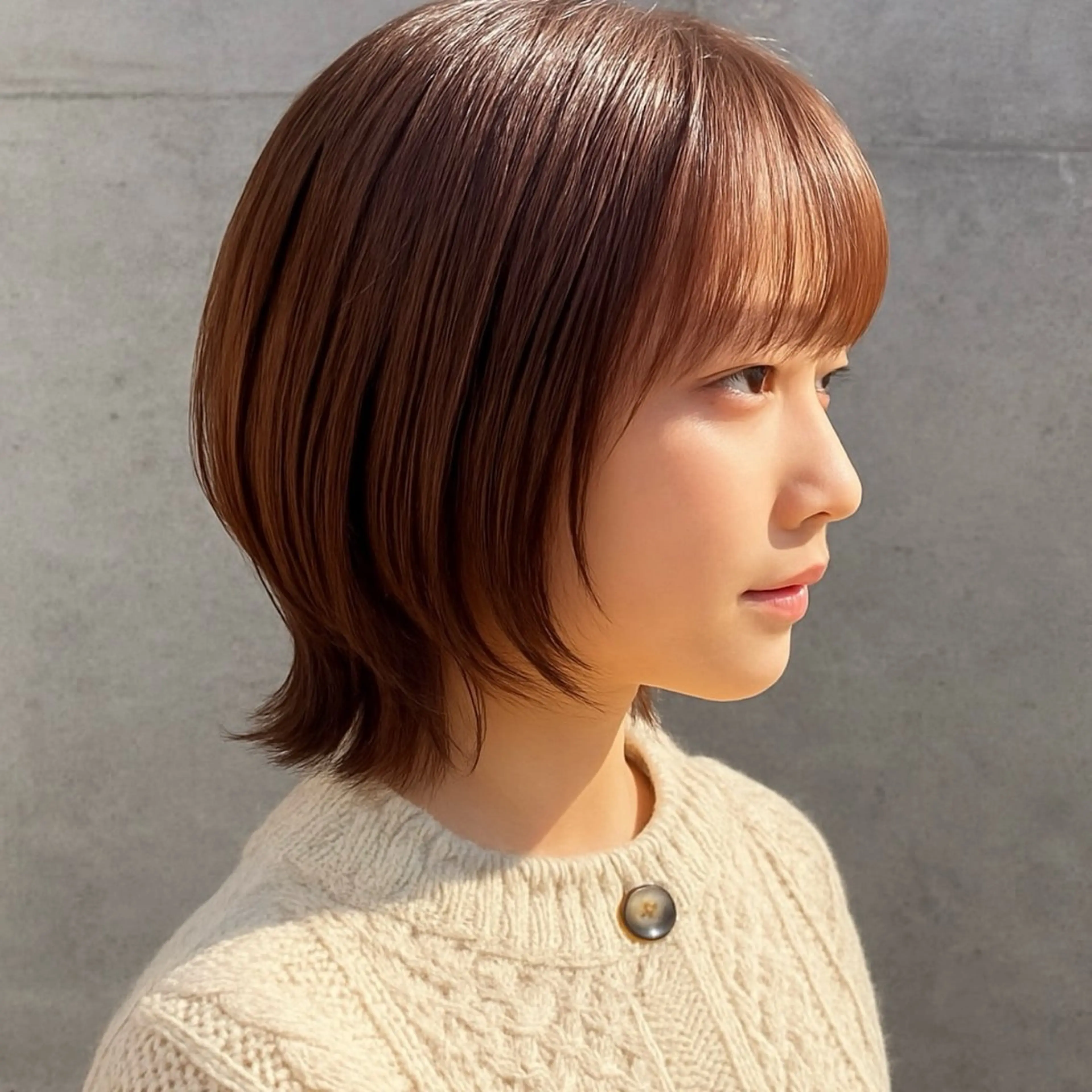 ショート カラー カット ヘアカラー トリートメント 【nui 茨木】 清水優のヘアスタイル