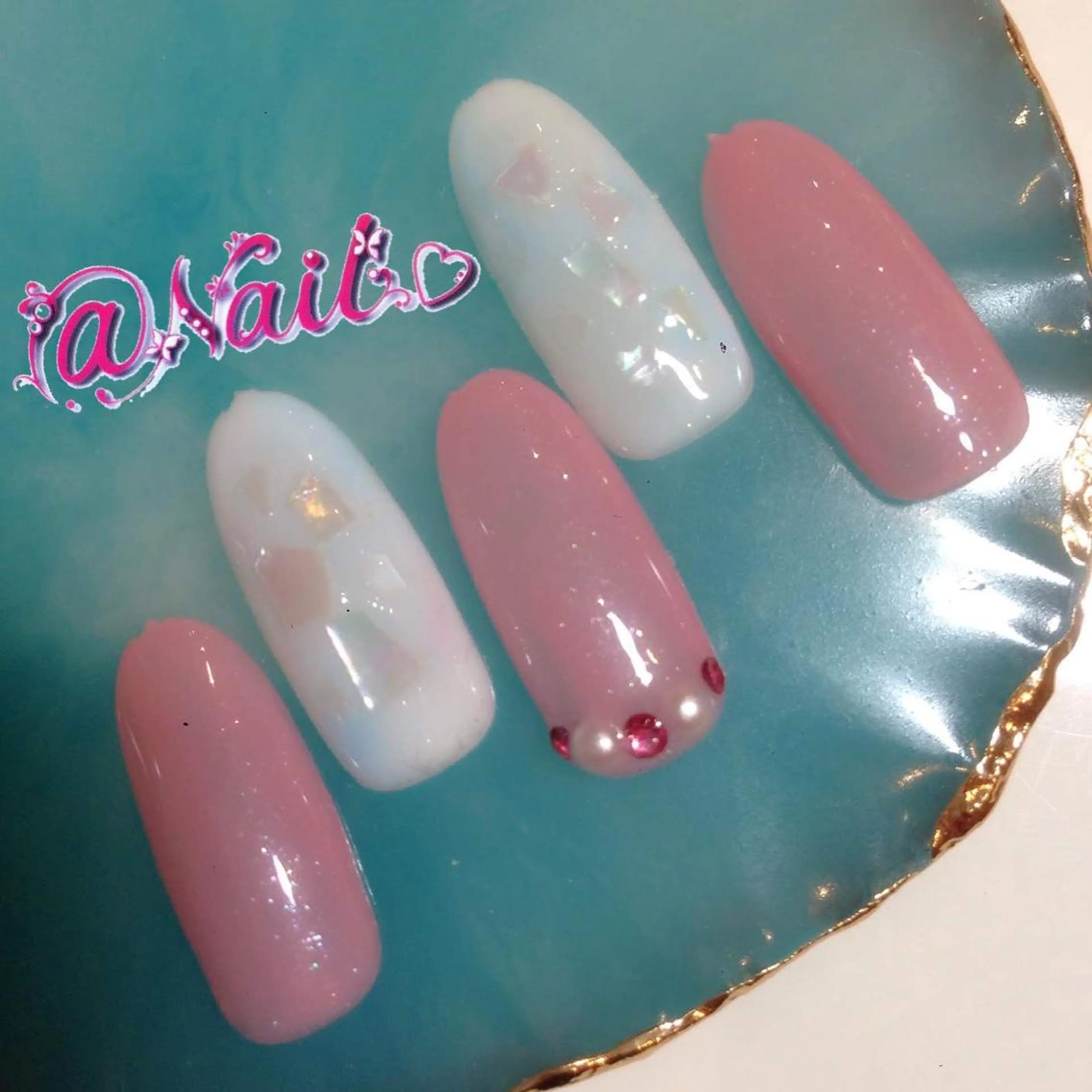 ネイル ネイルチップ 小尾 栞のネイルデザイン