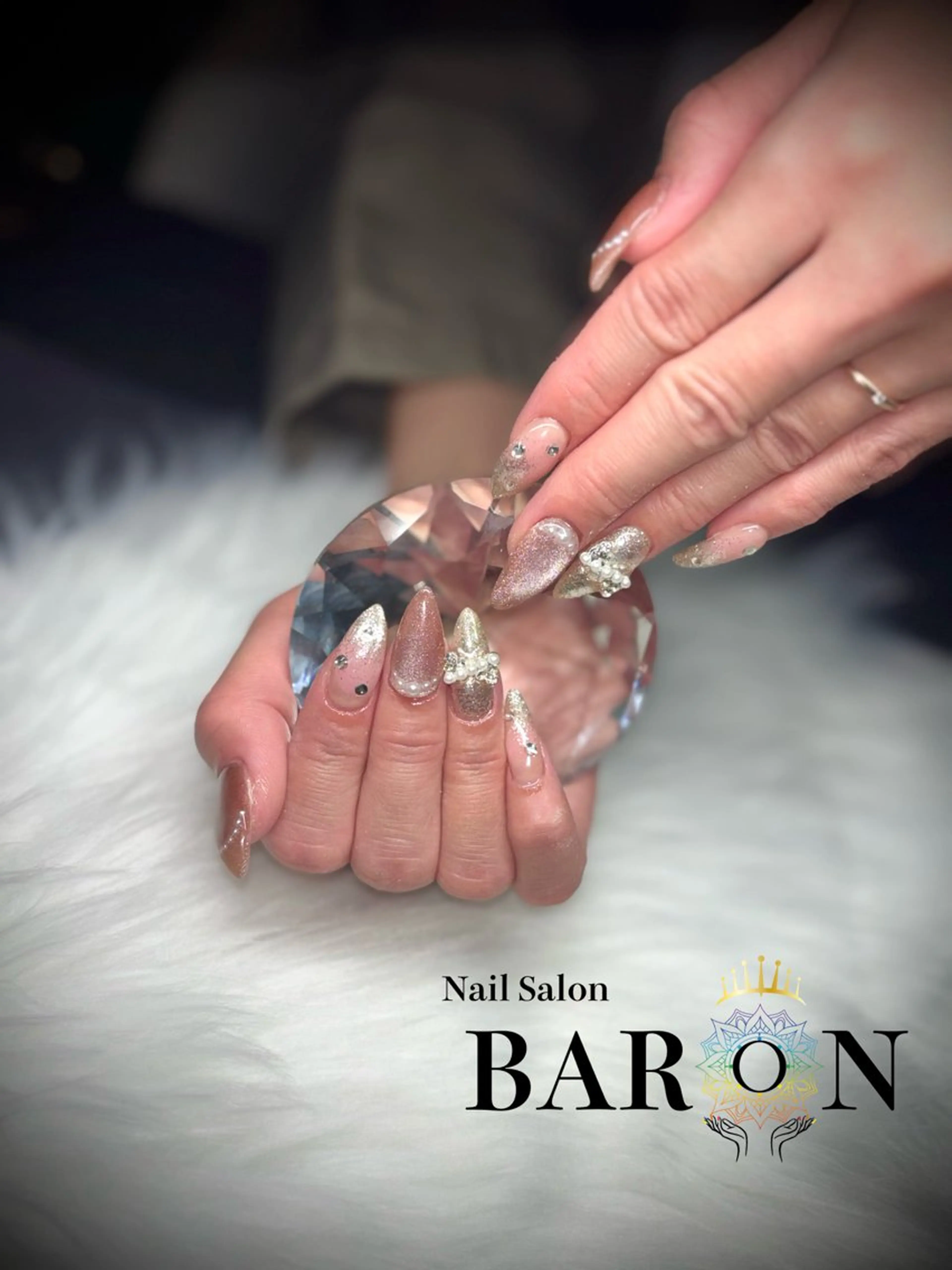 ネイル ハンドネイル ♛︎BARON♛︎ MASHIROのネイルデザイン