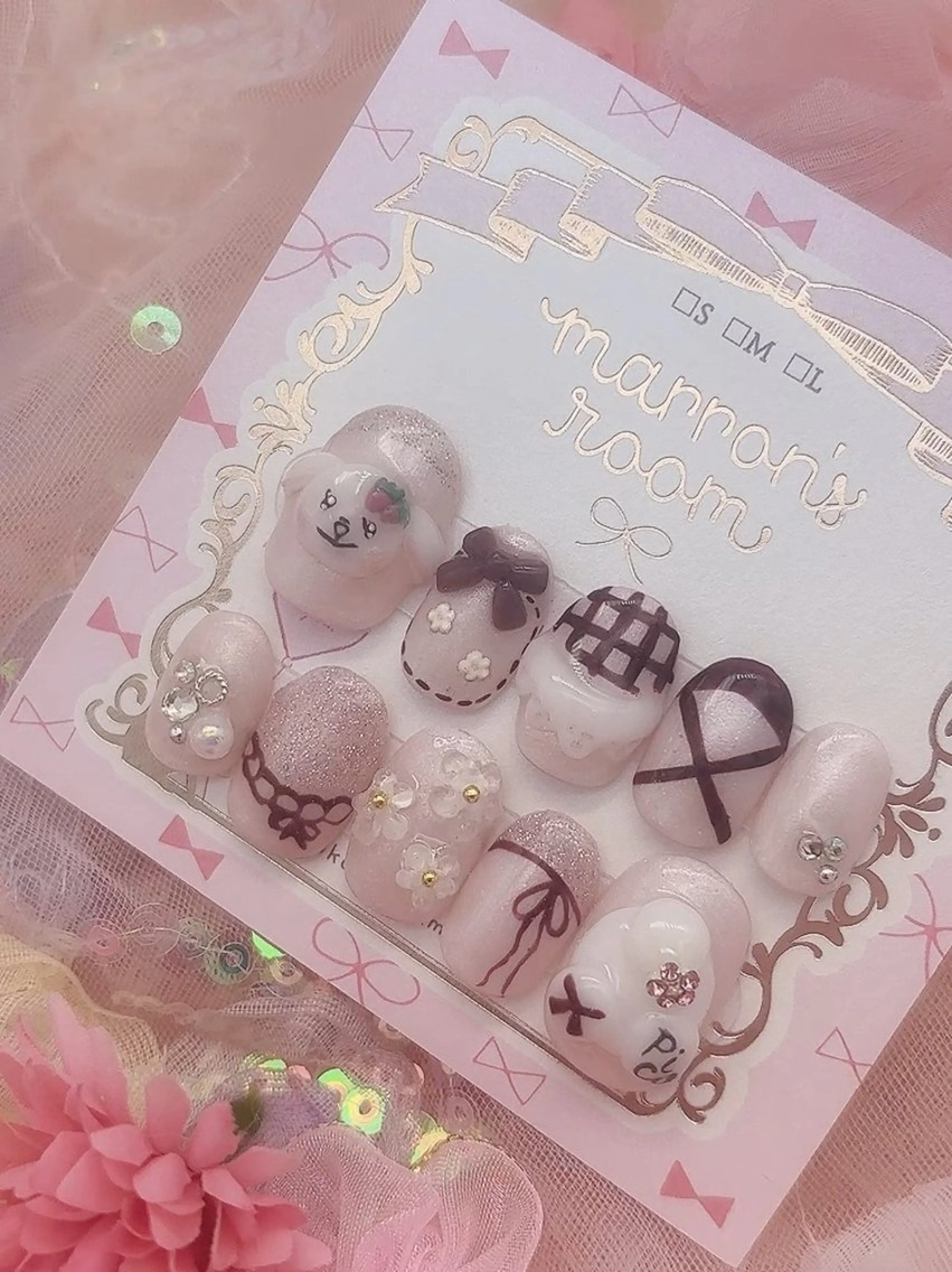 ネイル ネイルチップ marron's roomのネイルデザイン