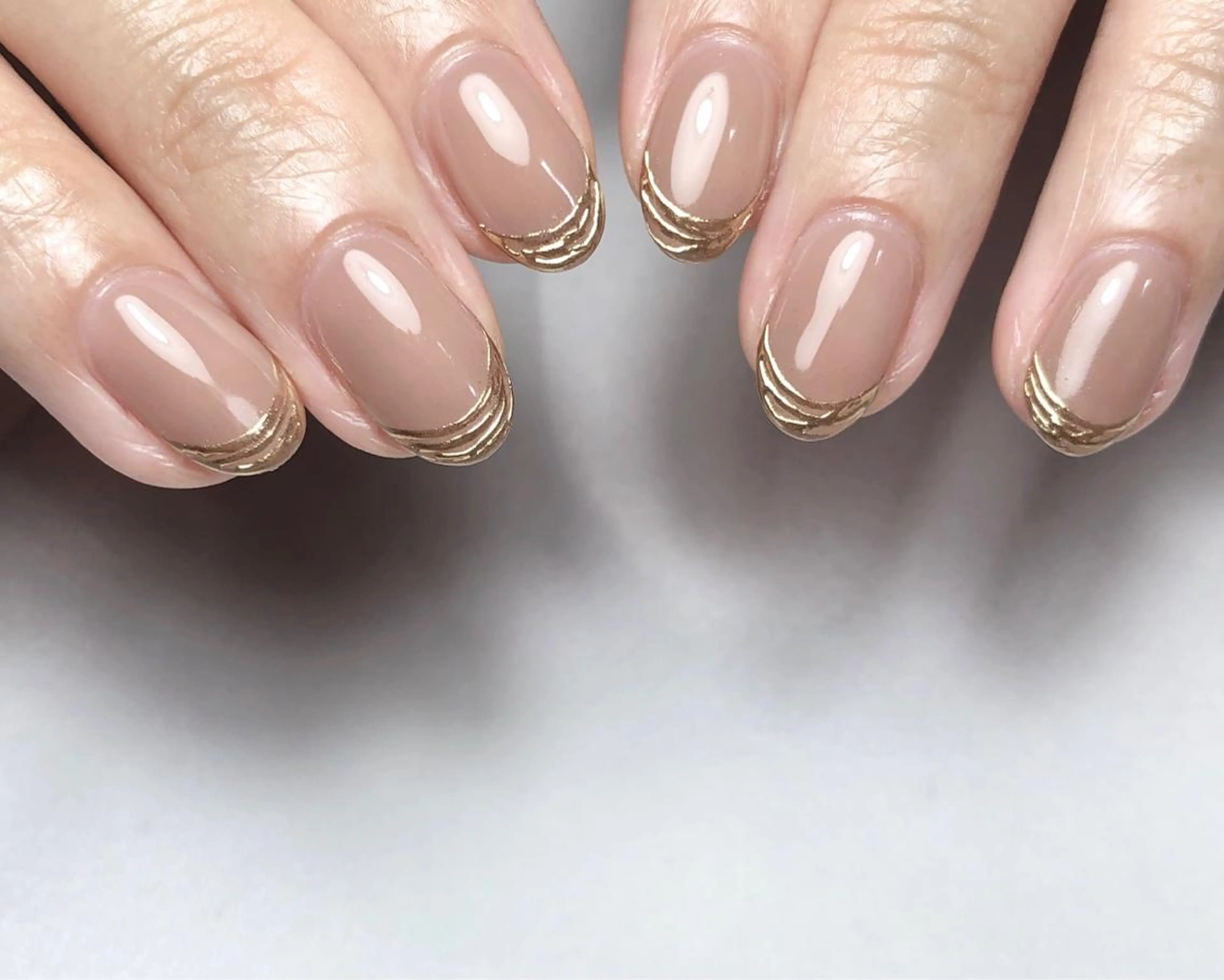 ネイル ミラーネイル ハンドネイル saki_ nail heronのネイルデザイン