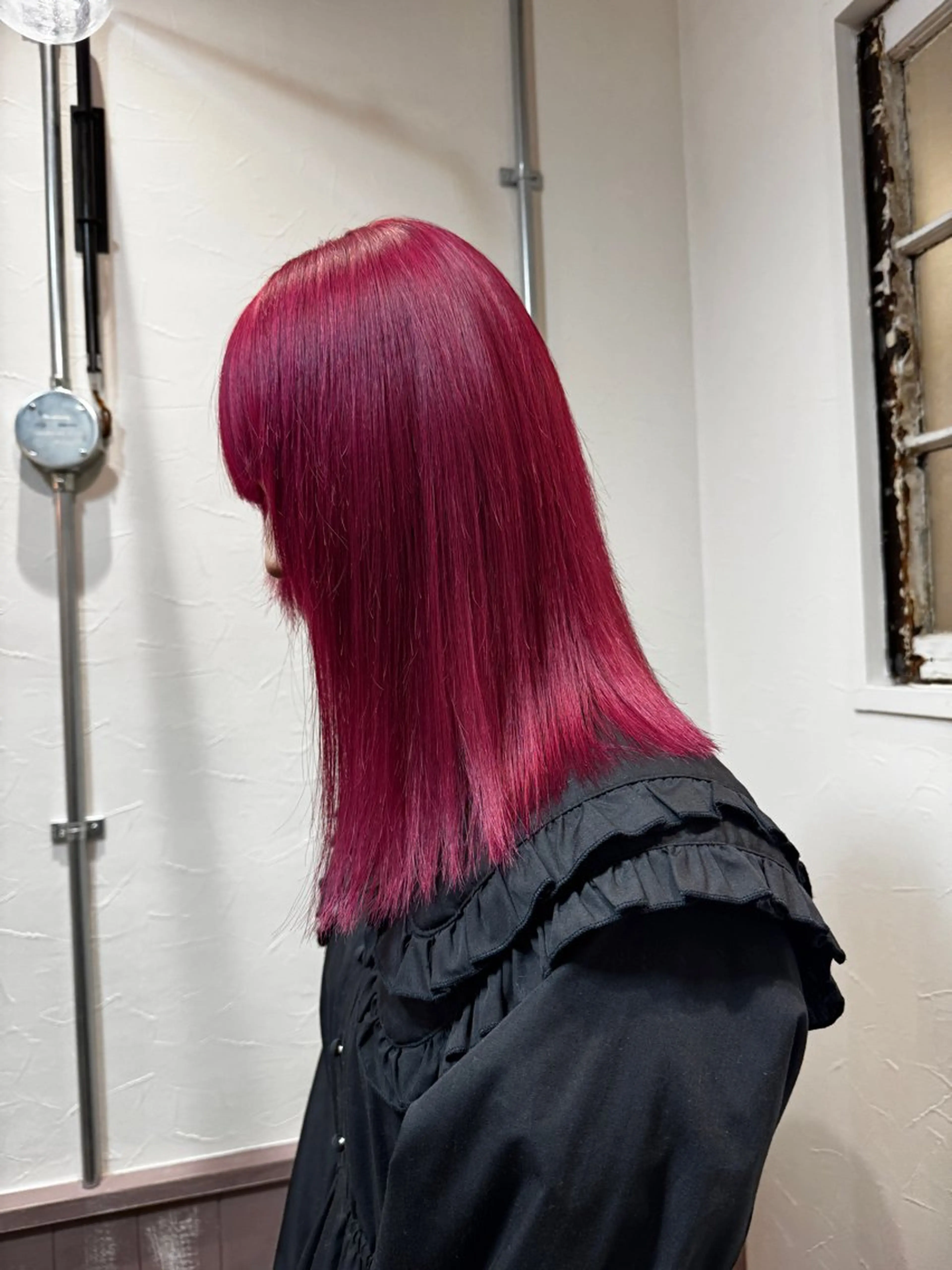 ミディアム カラー カット ヘアカラー 矢場町/ダブルカラー /レイヤー/アリサのヘアスタイル