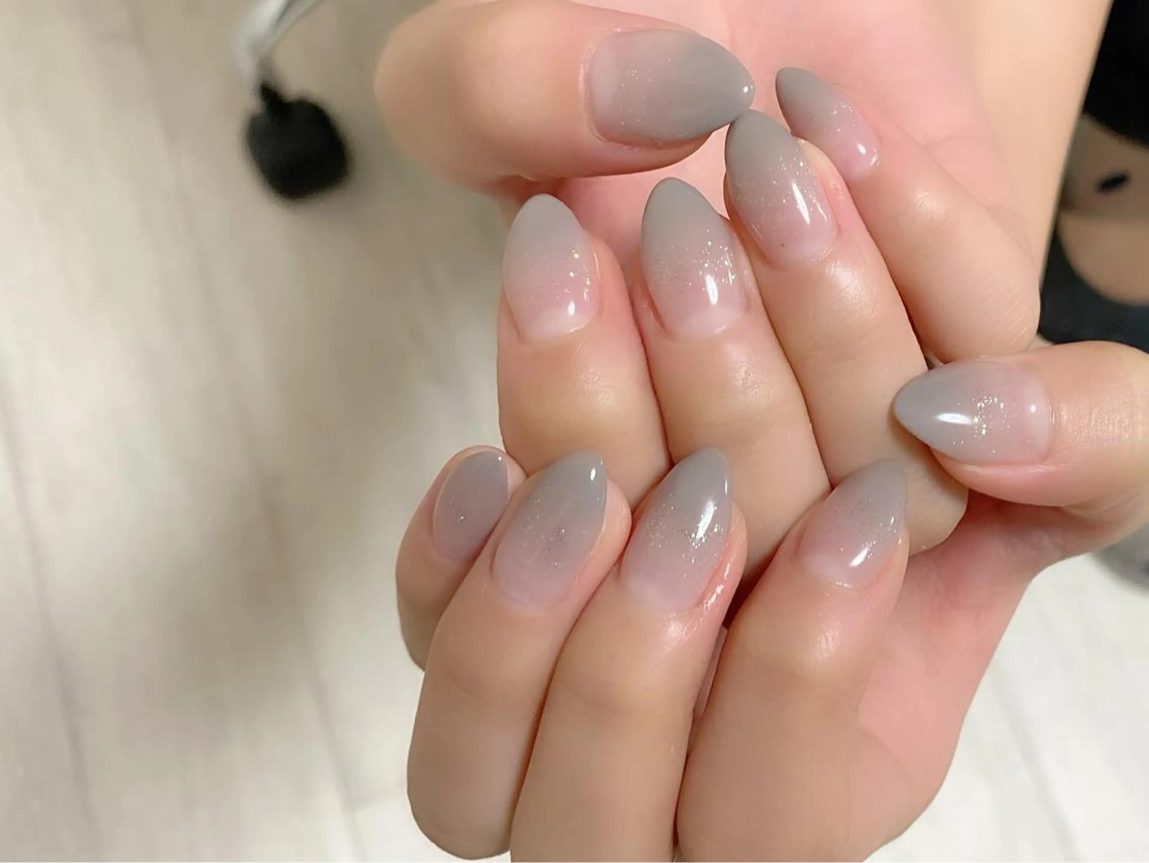 ネイル グラデーション ラメ(グリッター) Re HEURのネイルデザイン