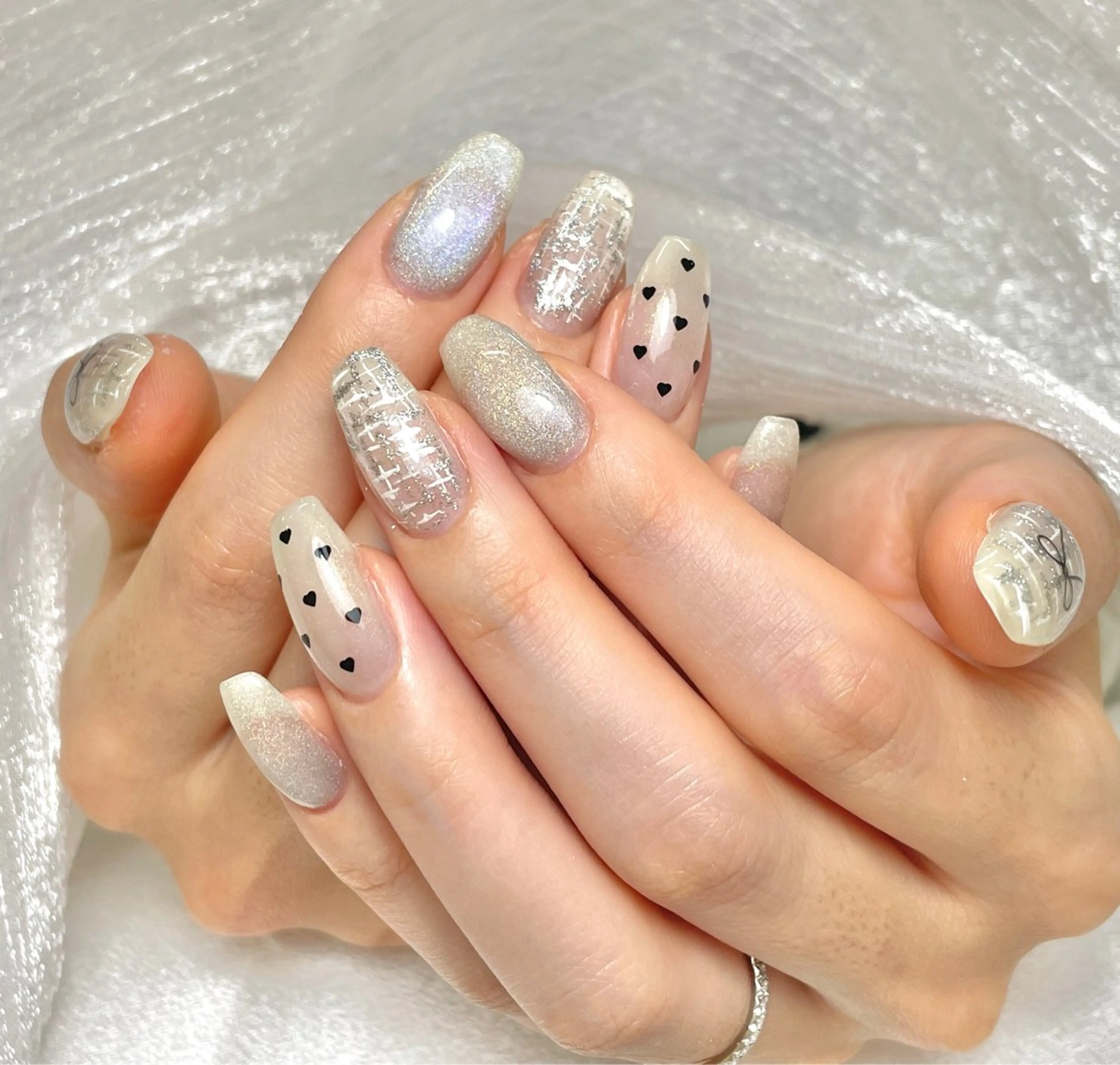 ネイル 持ち込み 夏 目のネイルデザイン