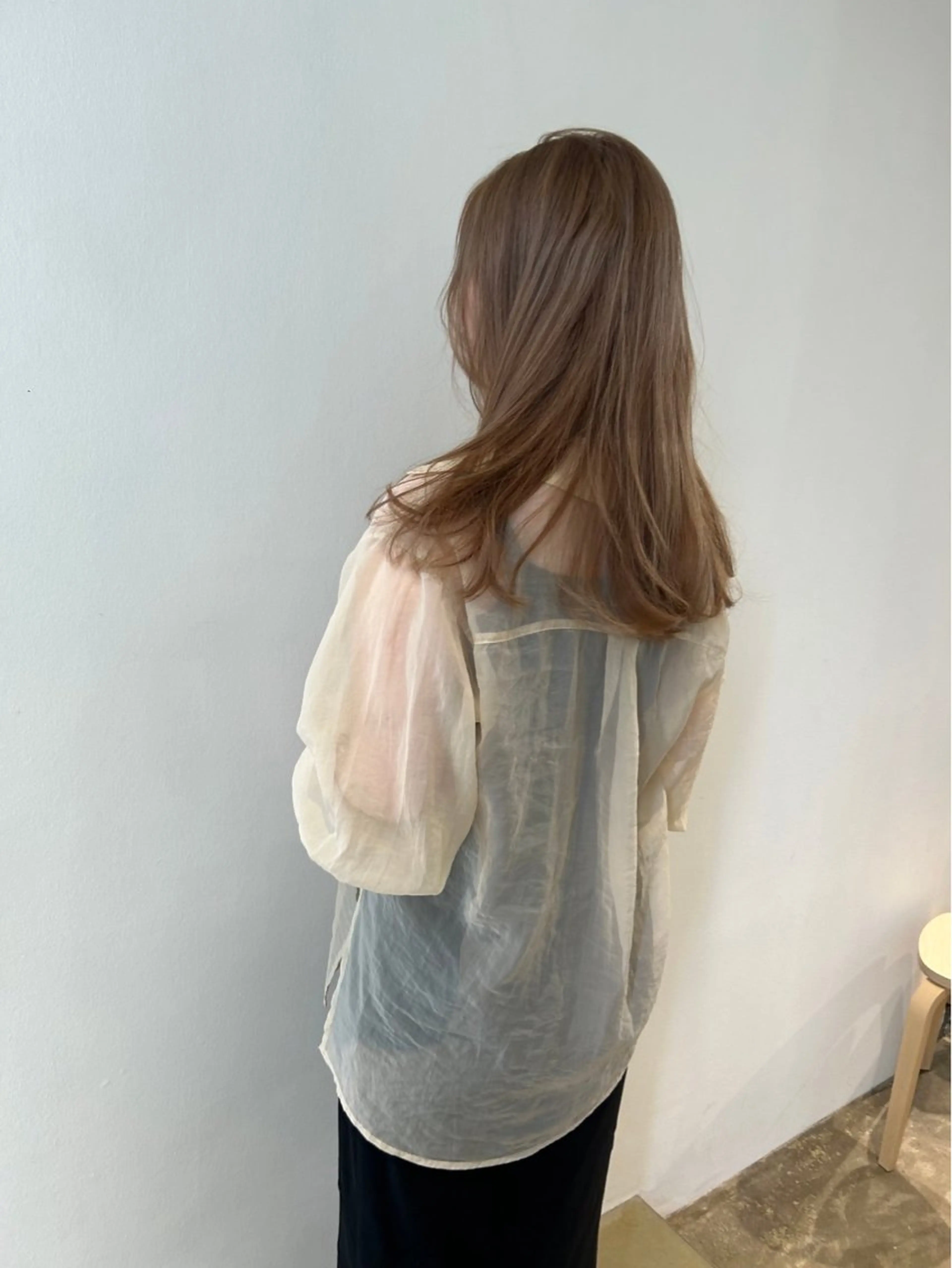 セミロング カット ヘアカラー 似合わせカット🫧/ パーマ🥇/KIBEのヘアスタイル