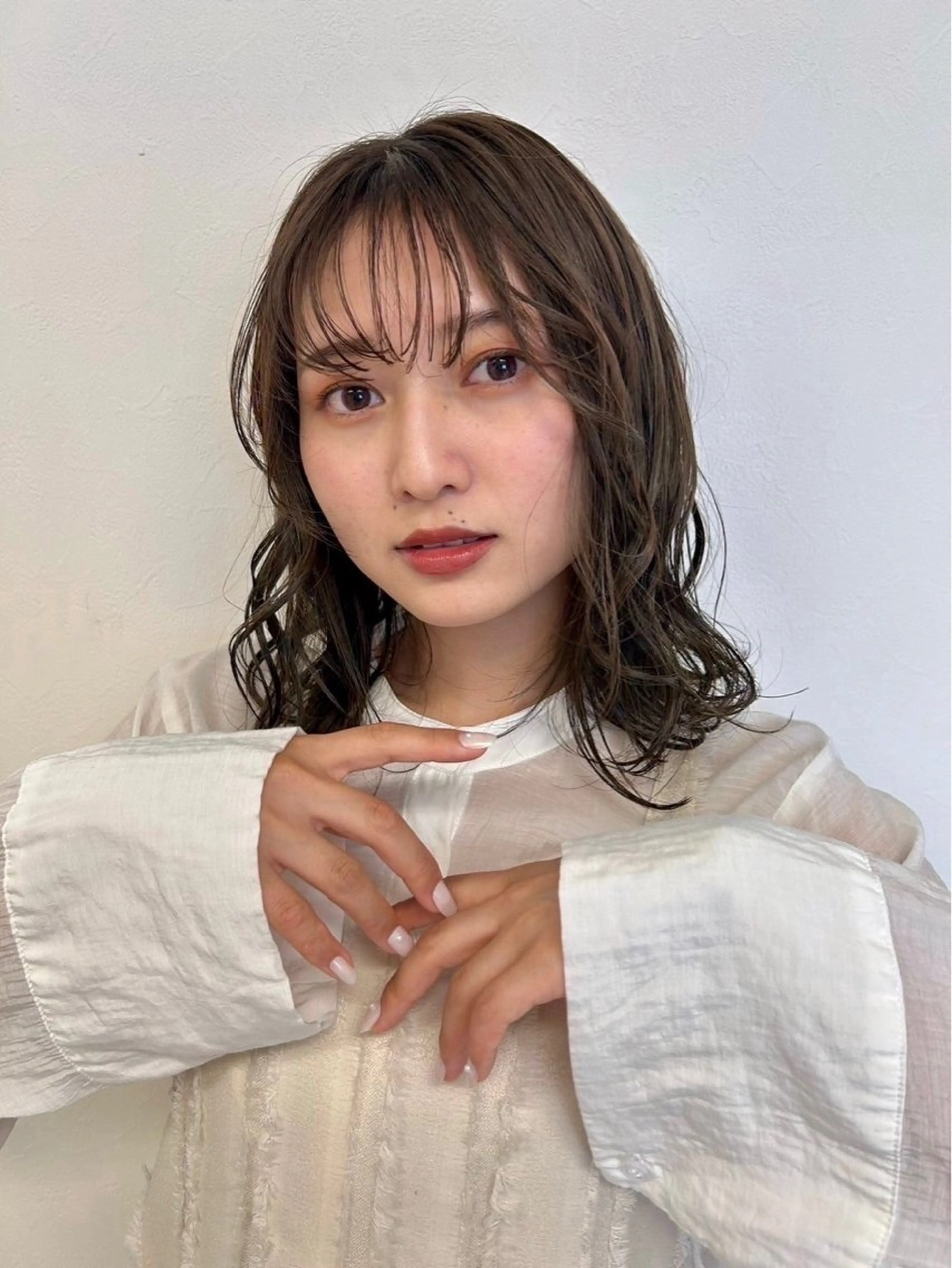 ミディアム 松井 雅のヘアスタイル