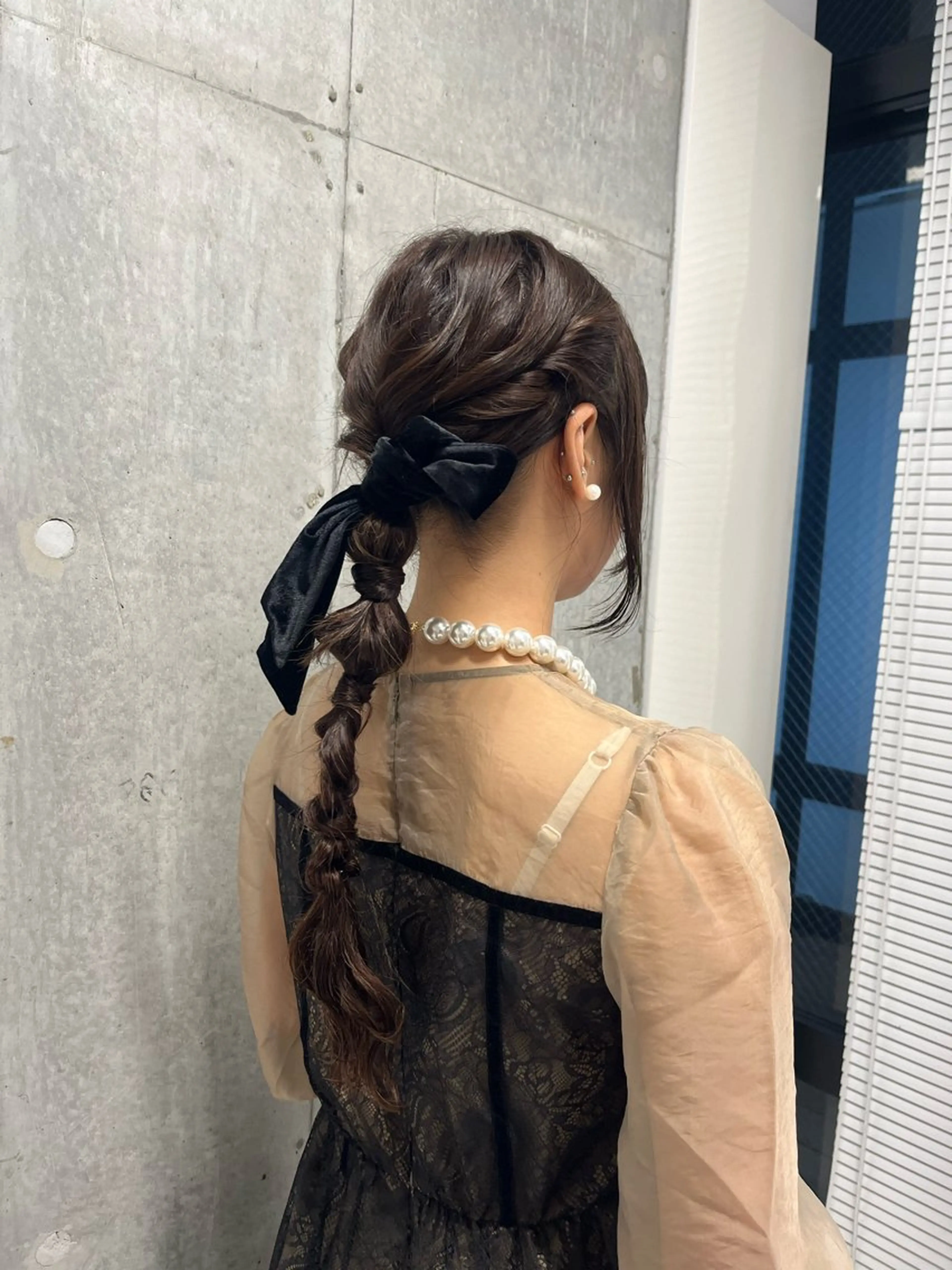 ロング ヘアアレンジ エクステ 髪質改善 レイヤーカット トリートメント ヘアセット りおな/髪質改善/ カラー /平尾のヘアスタイル