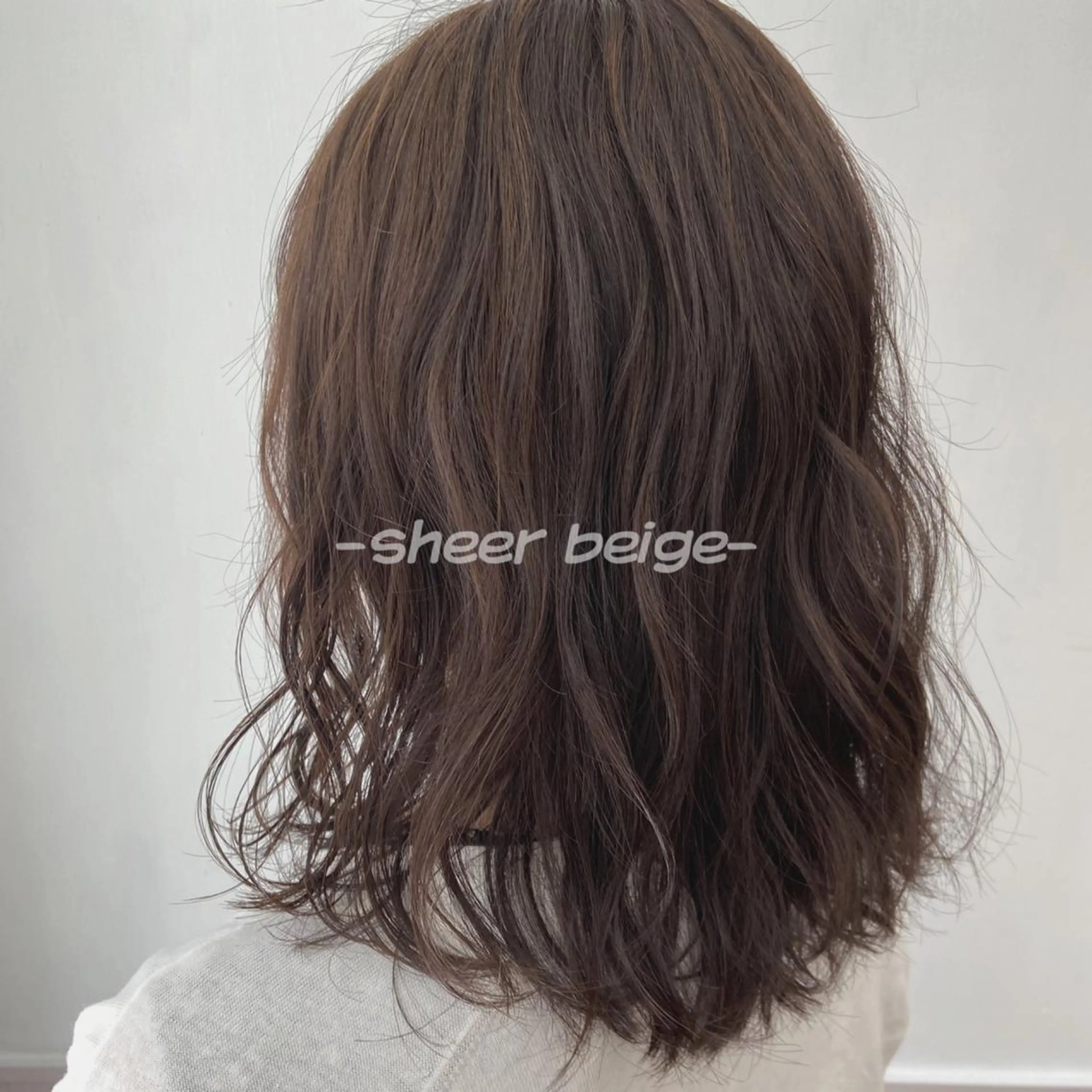 セミロング カラー パーマ ヘアアレンジ メンズ キッズ ネイル マツエク・マツパ 横浜Bob美容師🤎 ERINAのヘアスタイル