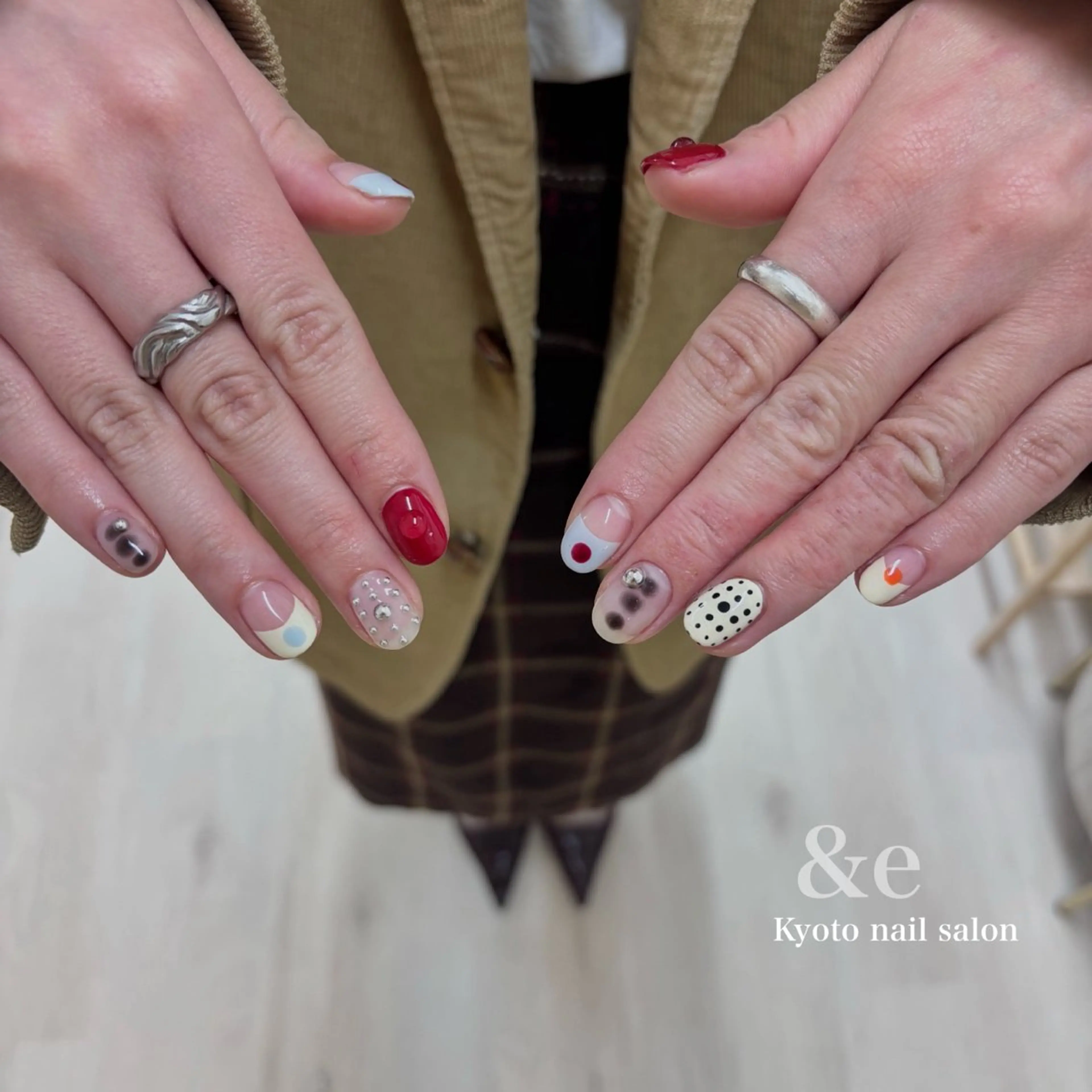 ネイル ハンドネイル nail salon &e rieのネイルデザイン