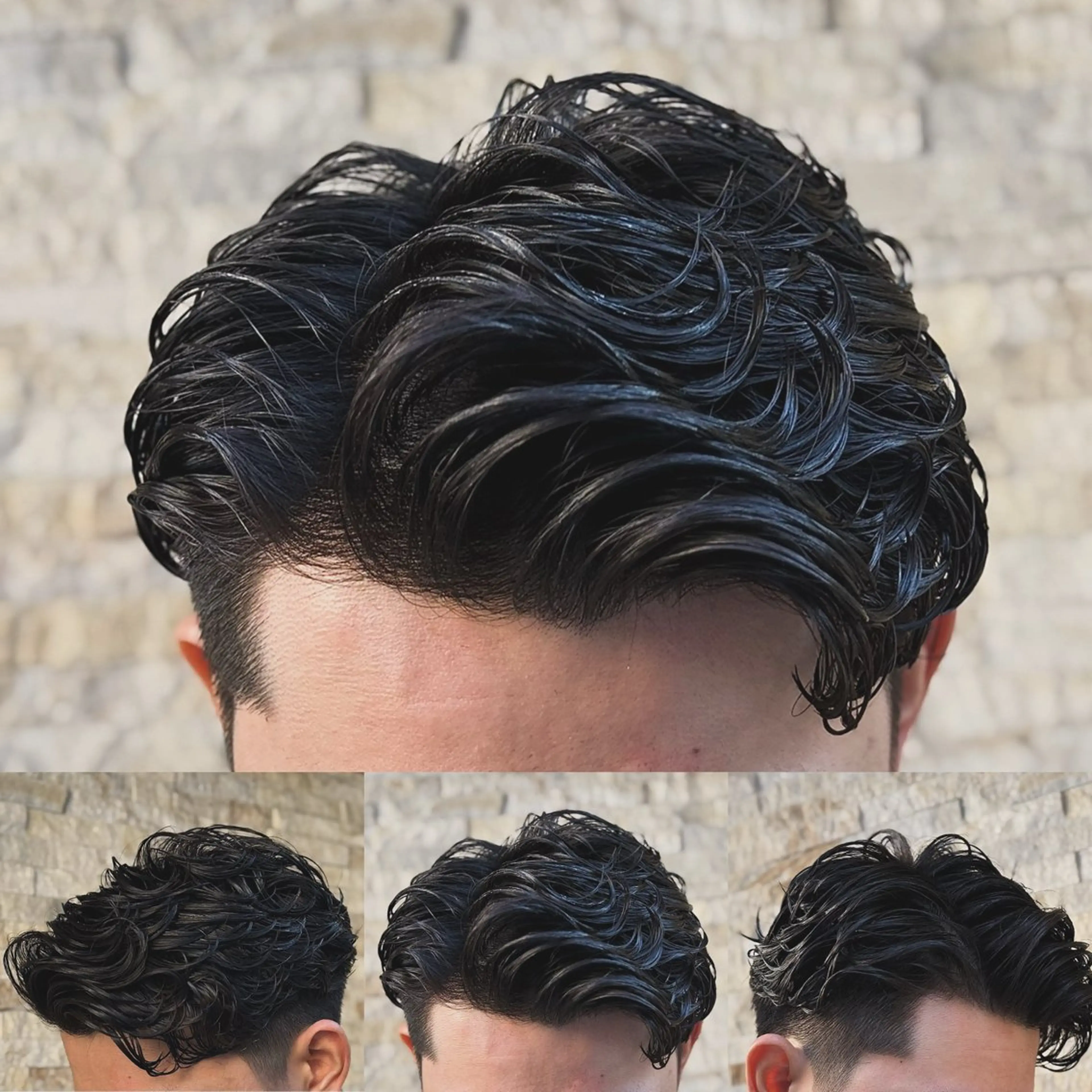 ショート カット パーマ 北川 竜也のヘアスタイル