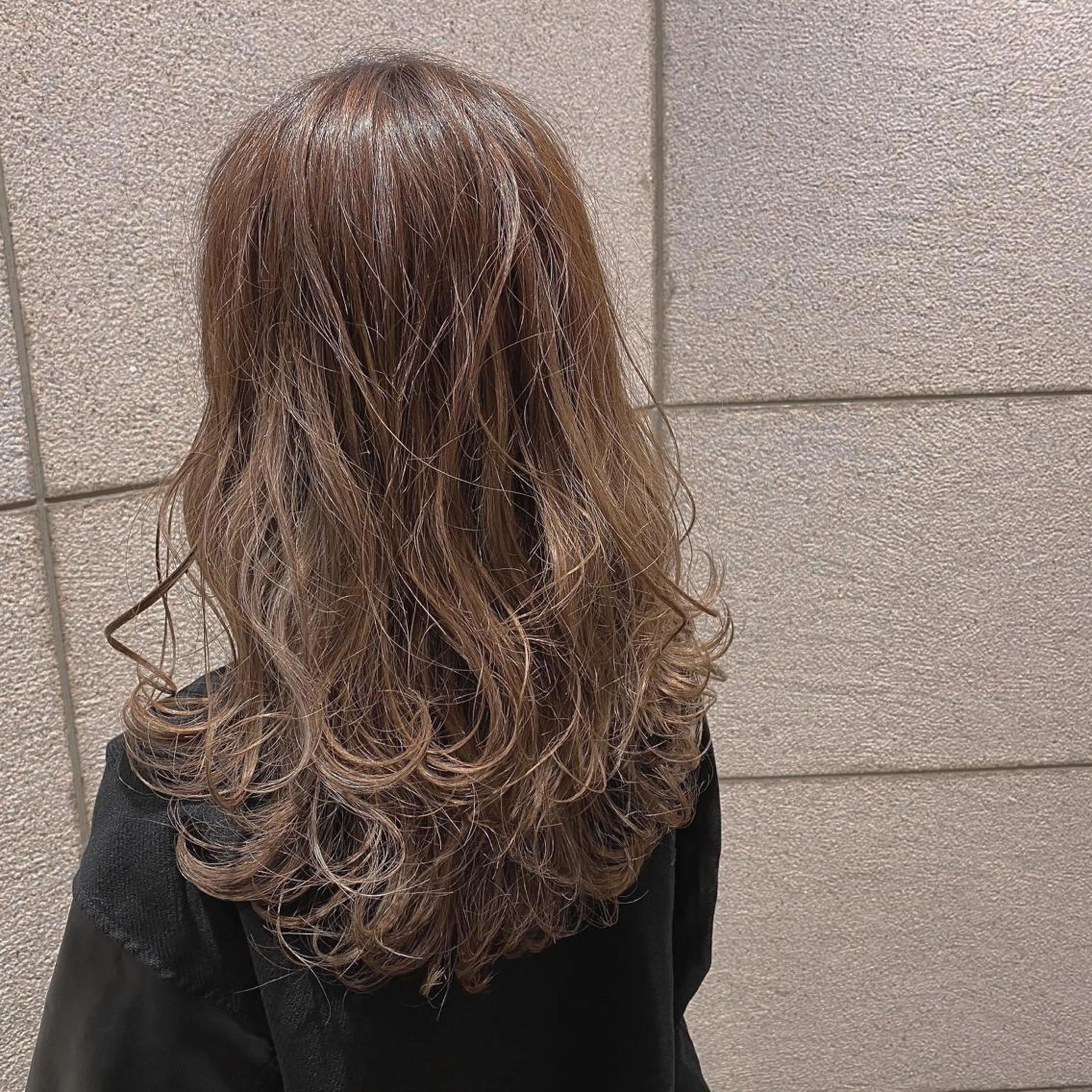 ロング カラー カット ヘアカラー 加古 皐月のヘアスタイル