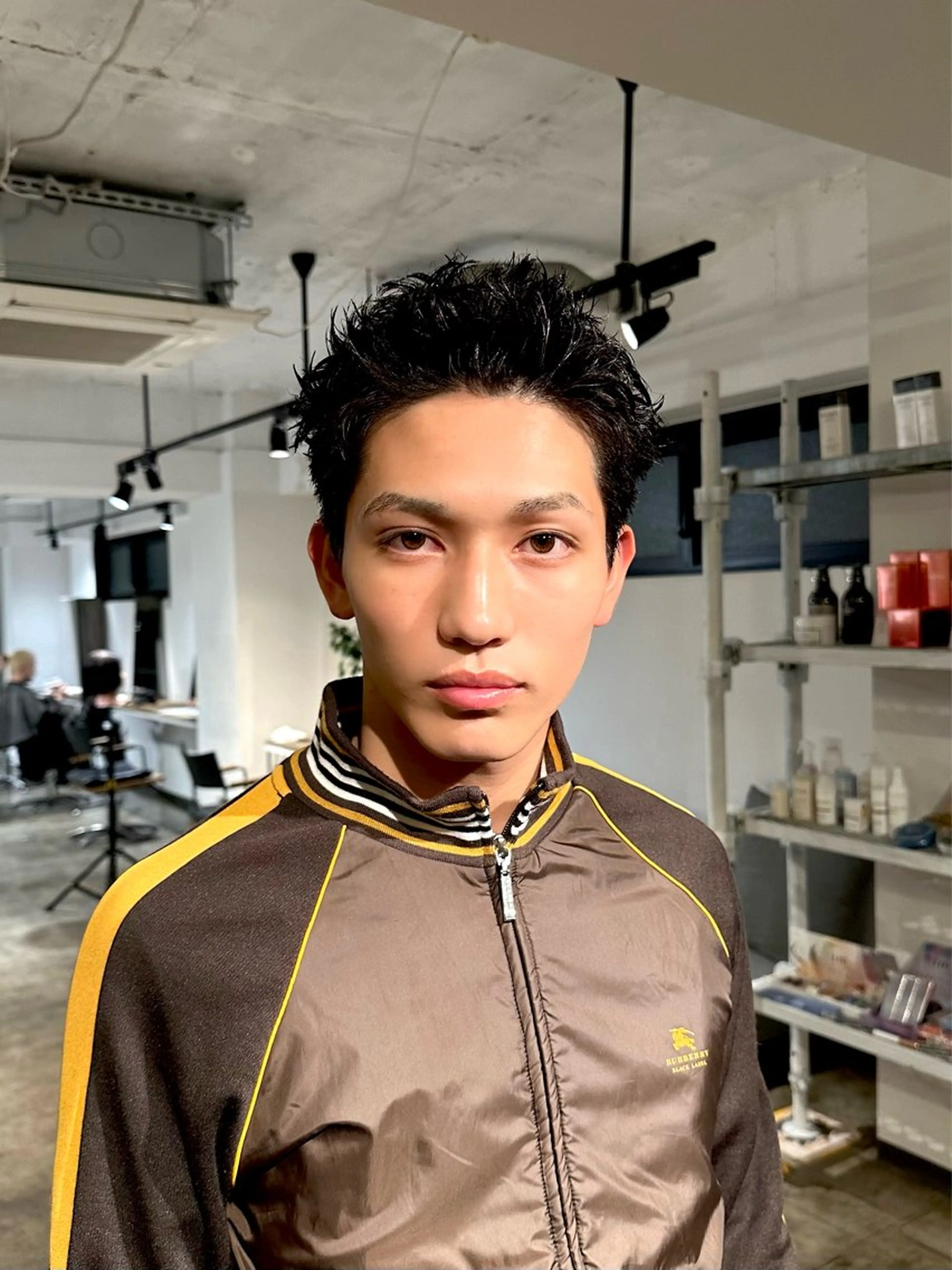 ショート メンズ メンズパーマ スパイキーショート ショートヘア カット ヘアカラー パーマ トリートメント 骨格補正施術/メンズ 専門美容師/YUYAのヘアスタイル