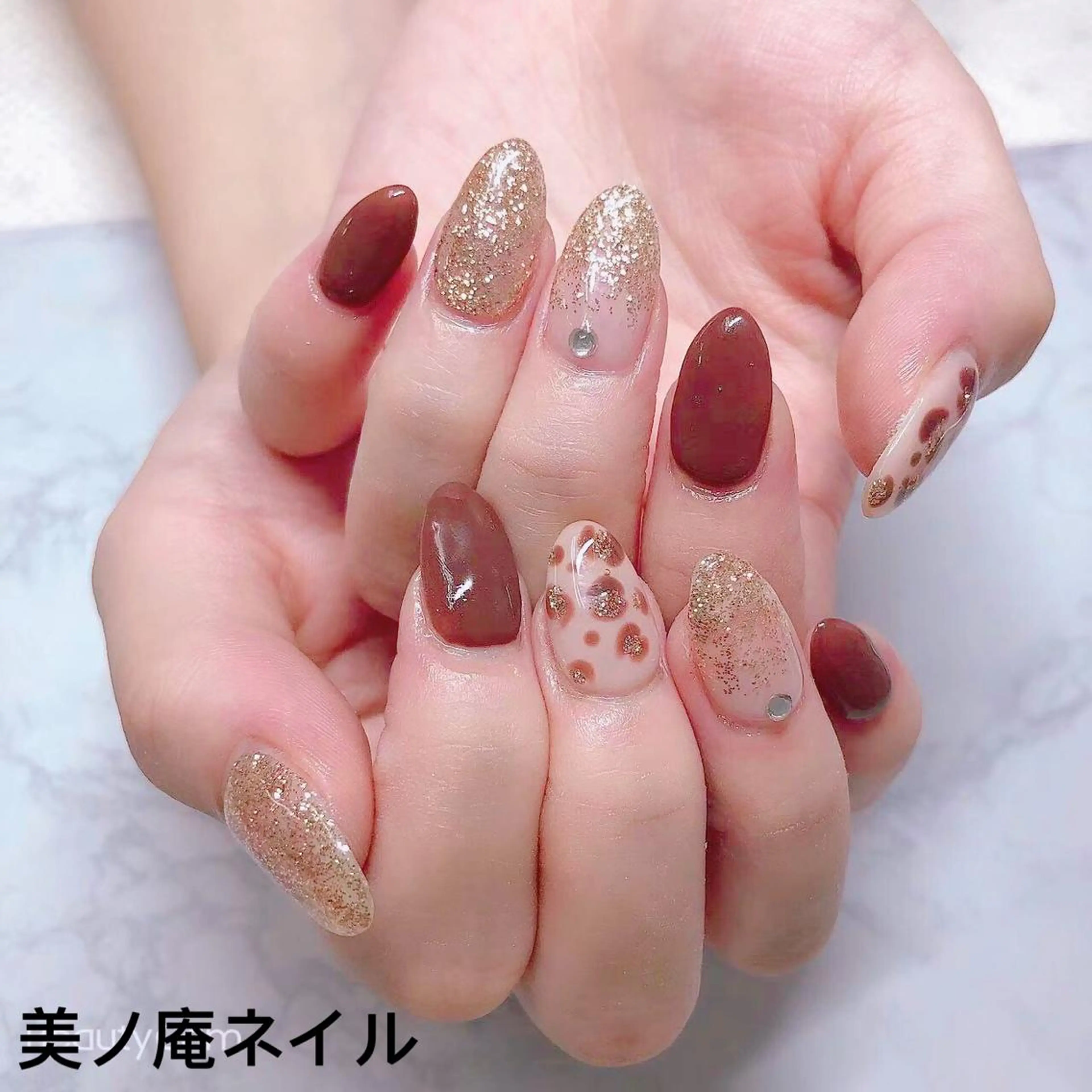 ネイル 美ノ庵ネイルサロン メトロポリタン前店のネイルデザイン