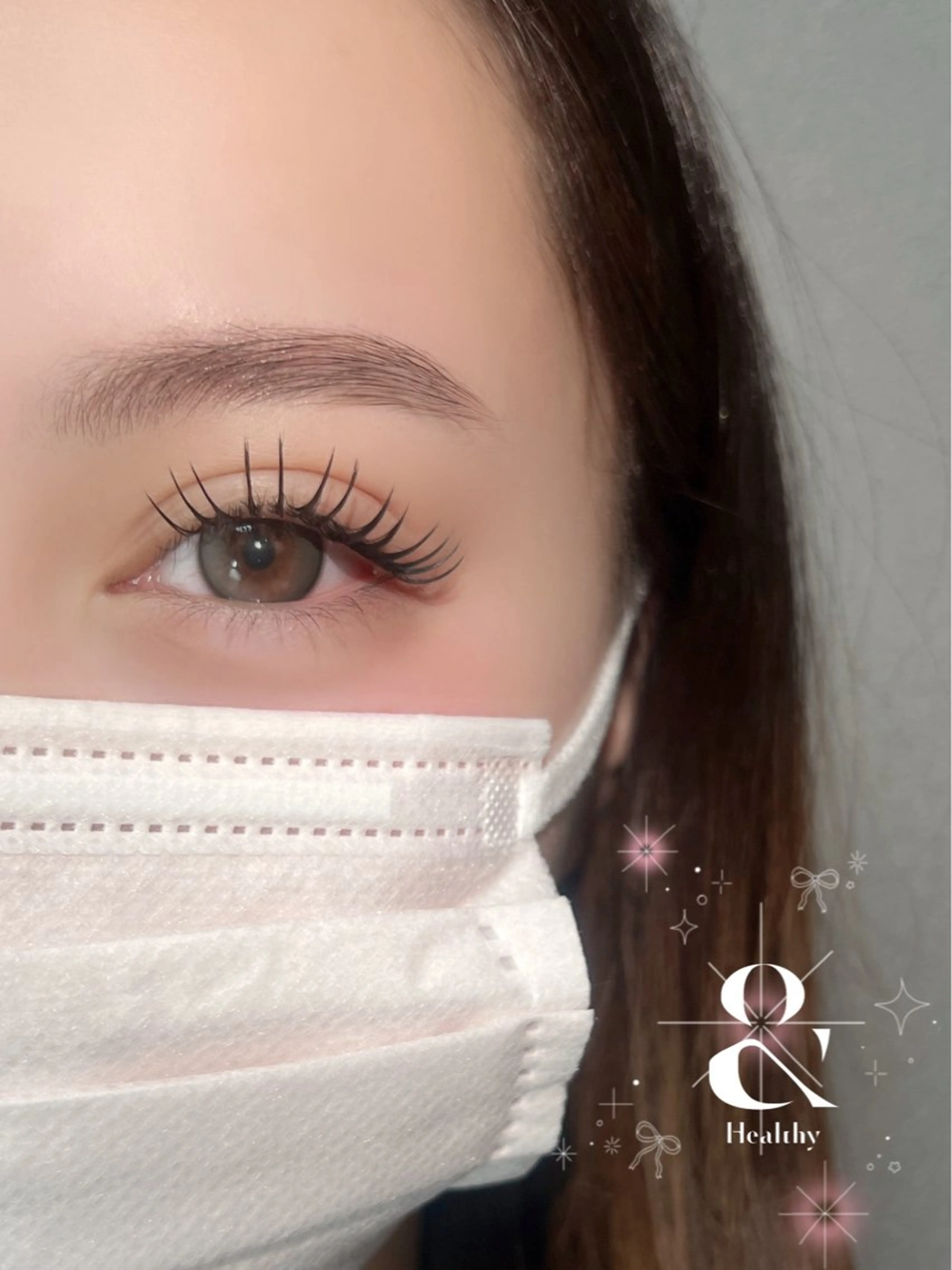 \大人気/ &healthy エクステ140本×パーマの写真