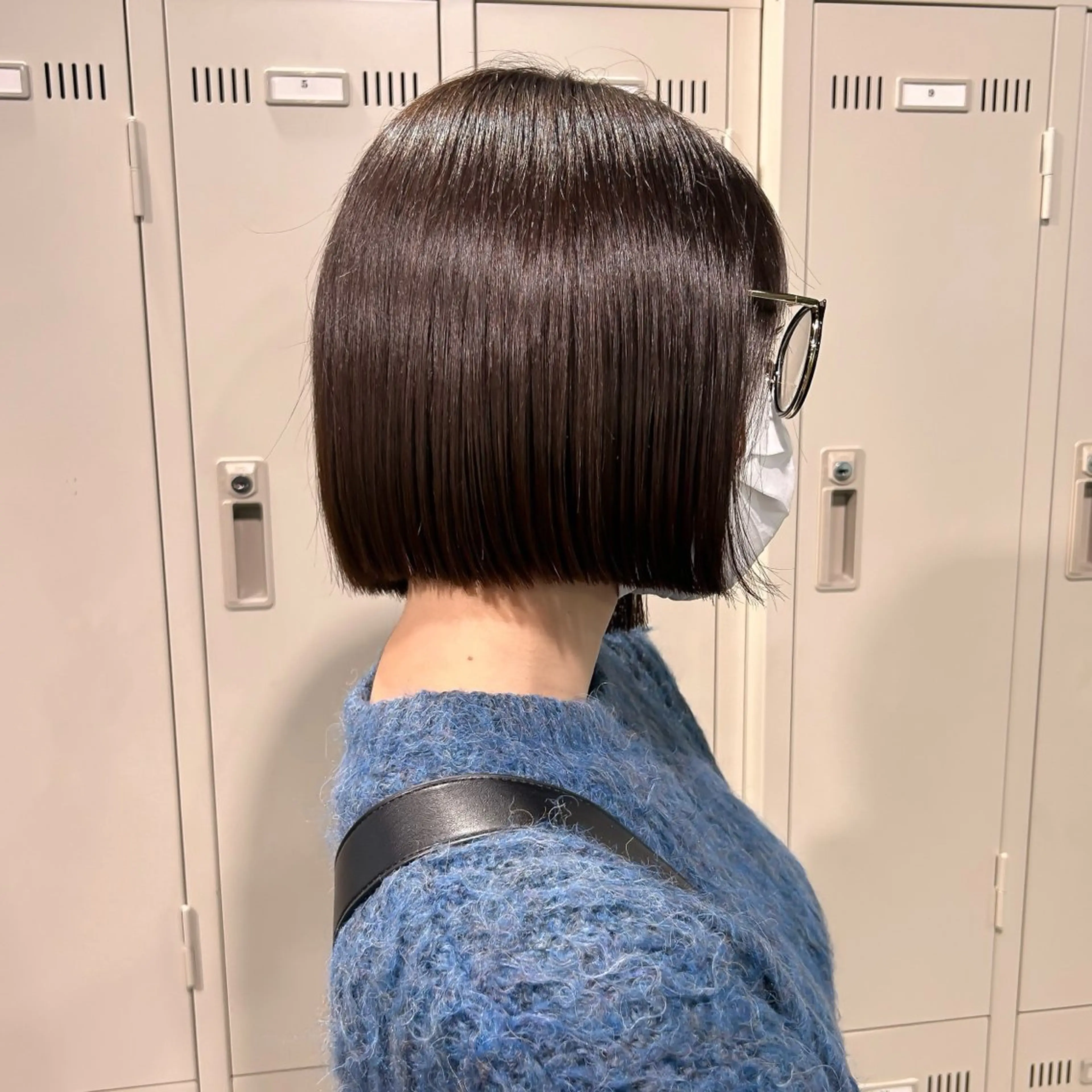 ショート カラー 切りっぱなしボブ ボブ 【縮毛矯正ブリーチ】 MANATO🌈のヘアスタイル