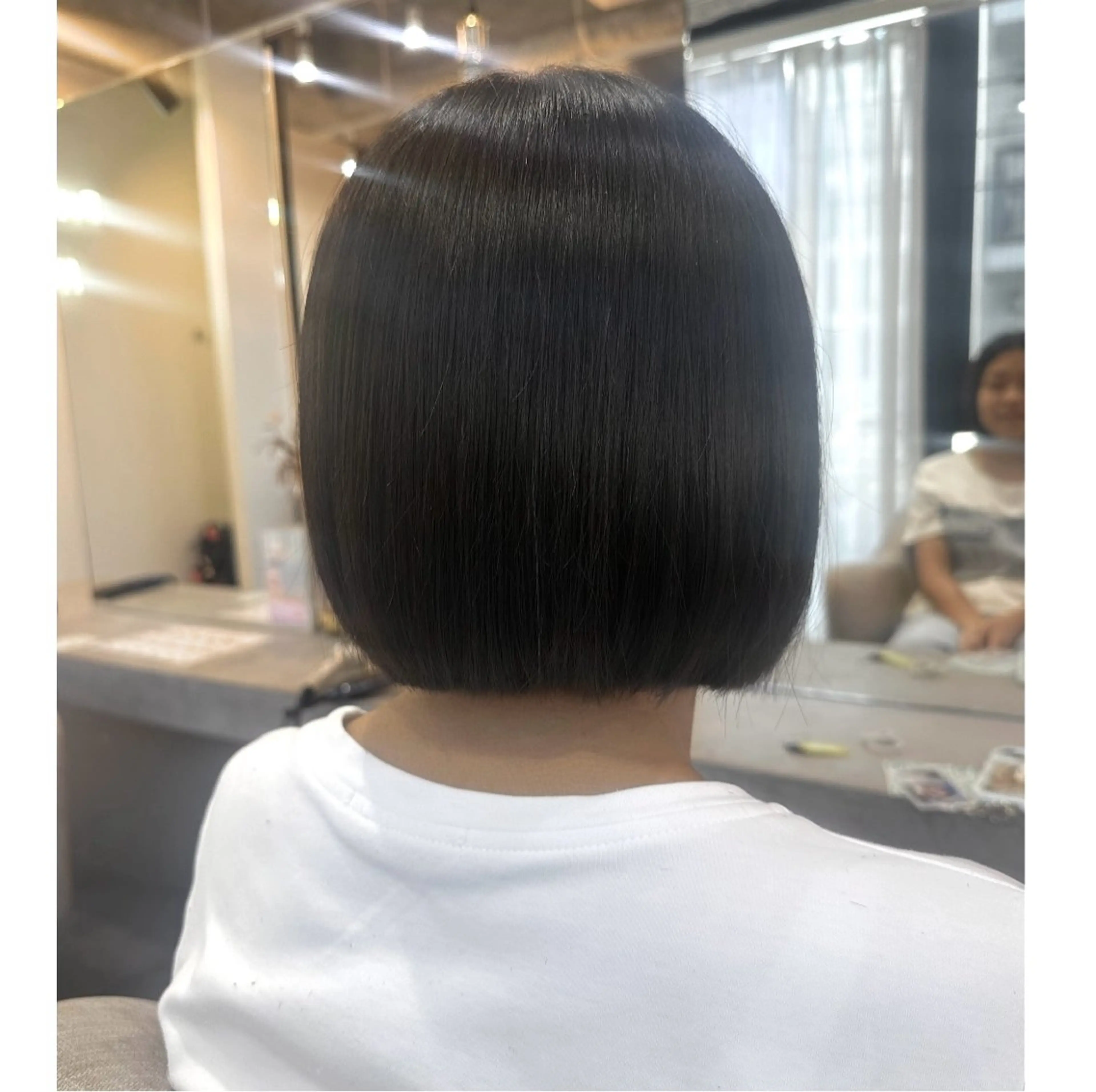 ショート カラー ヘアアレンジ 🖤kana/艶髪/ 韓国風暗髪カラー🖤のヘアスタイル