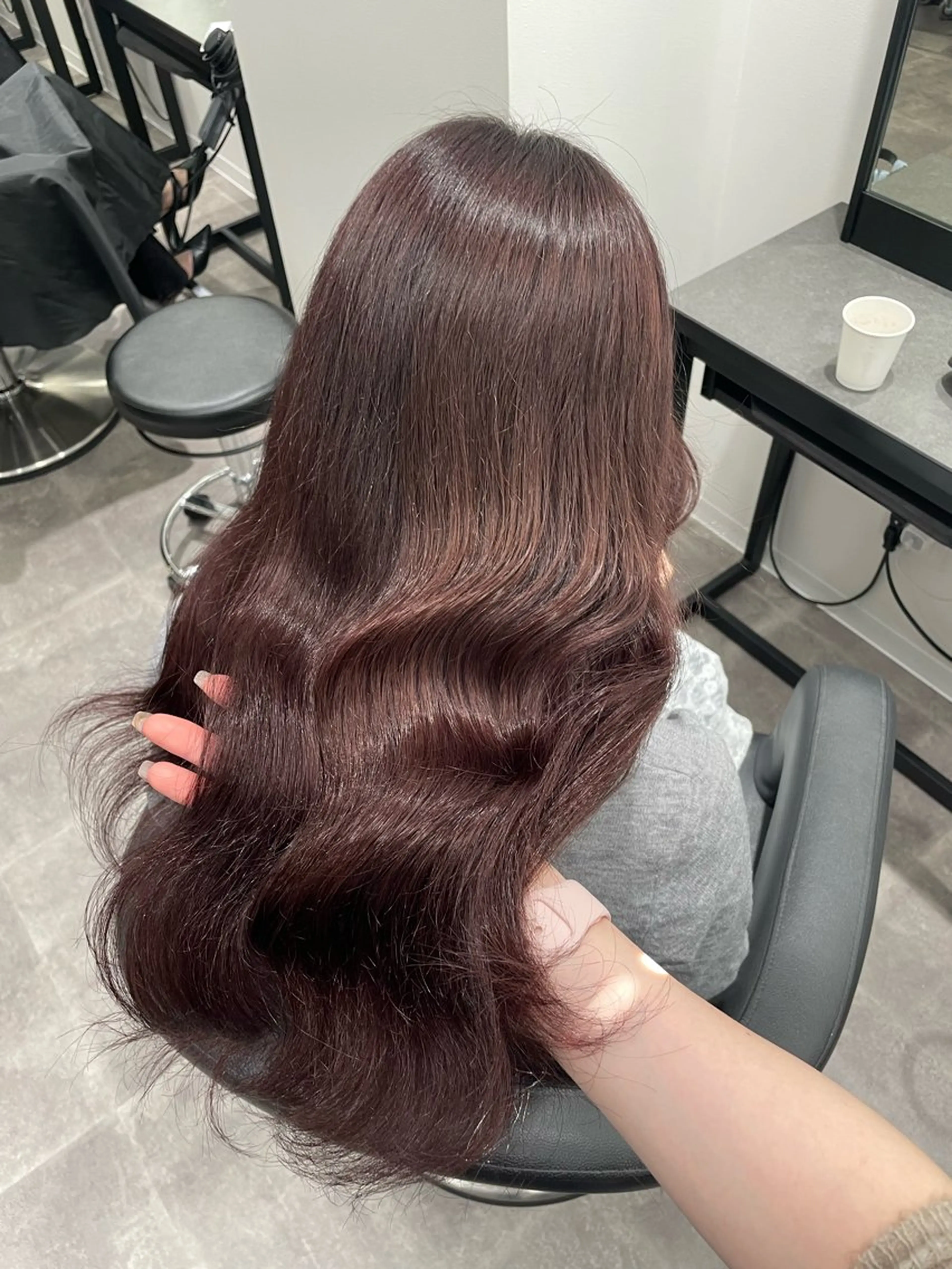 ロング カラー 🎀暖色/ラベンダー /paru🤍のヘアスタイル